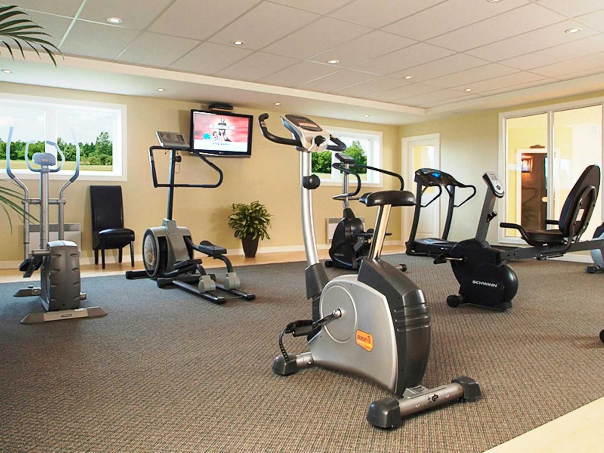 Fitness centre/facilities in Auberge West Brome