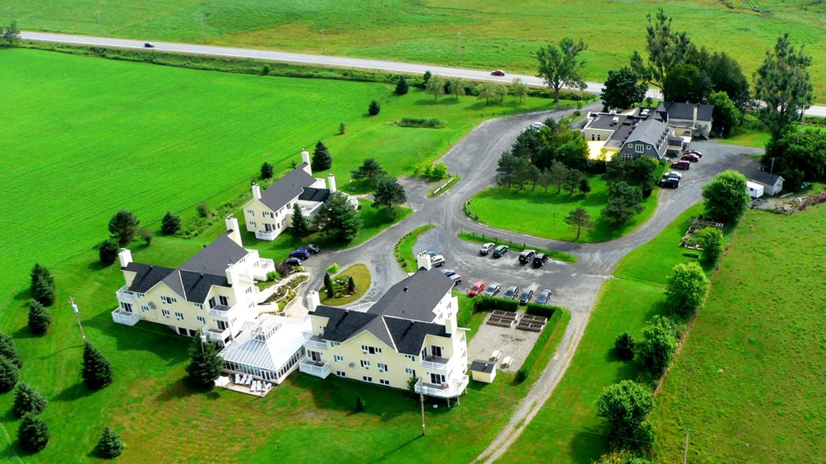 Bird's eye view in Auberge West Brome