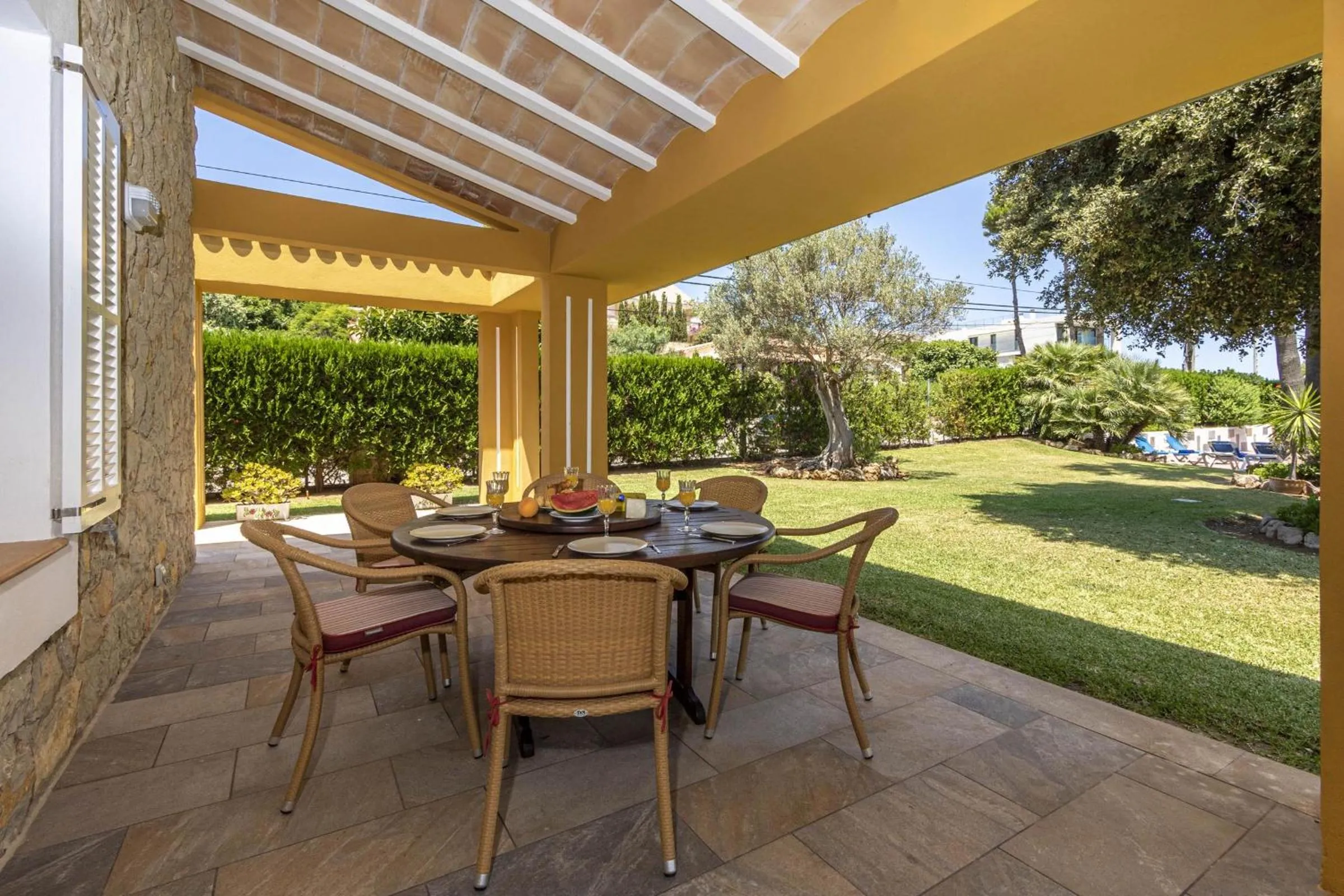 Garden view in Villa Formosa