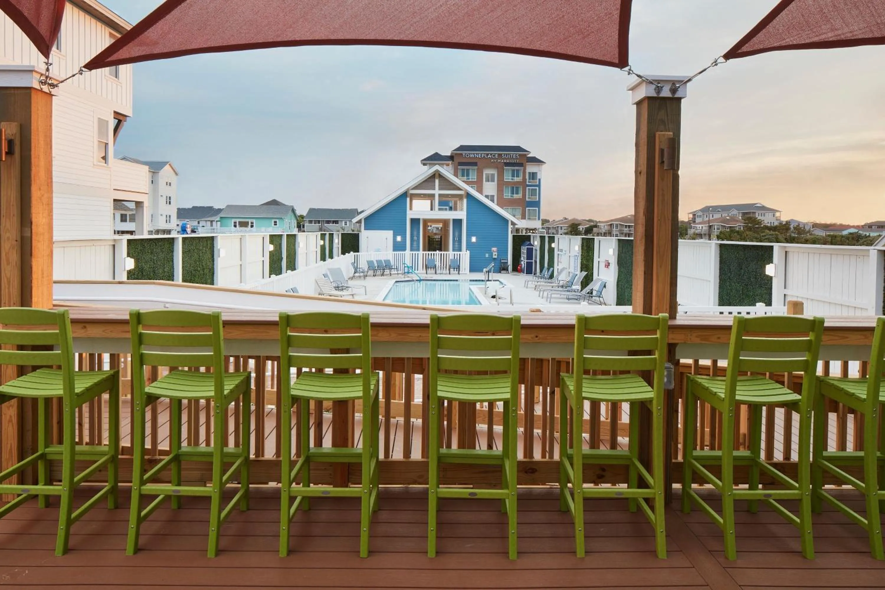 Lounge or bar in TownePlace Suites by Marriott Outer Banks Kill Devil Hills