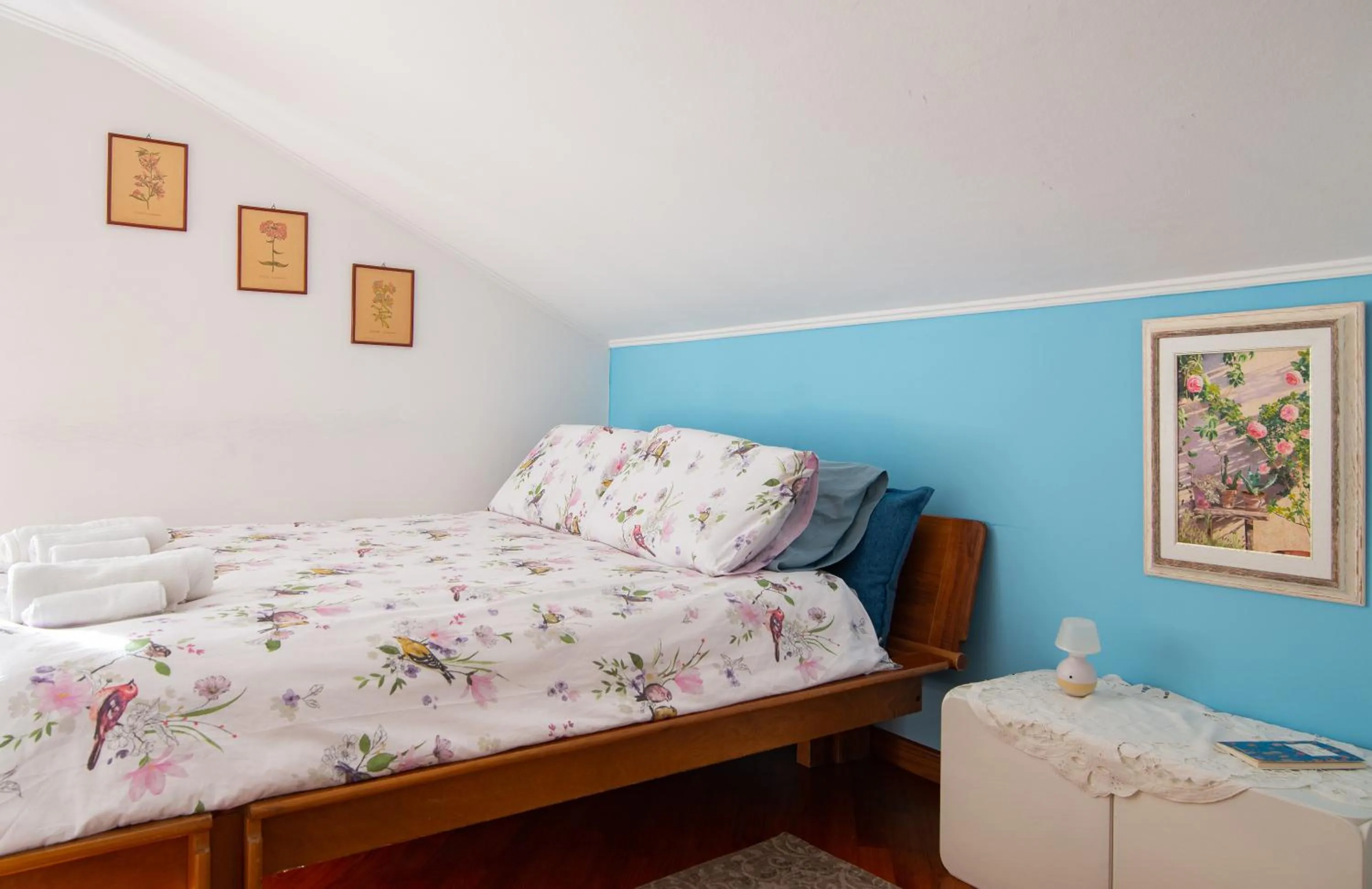 Bed in La mansarda delle meraviglie B&B Superior