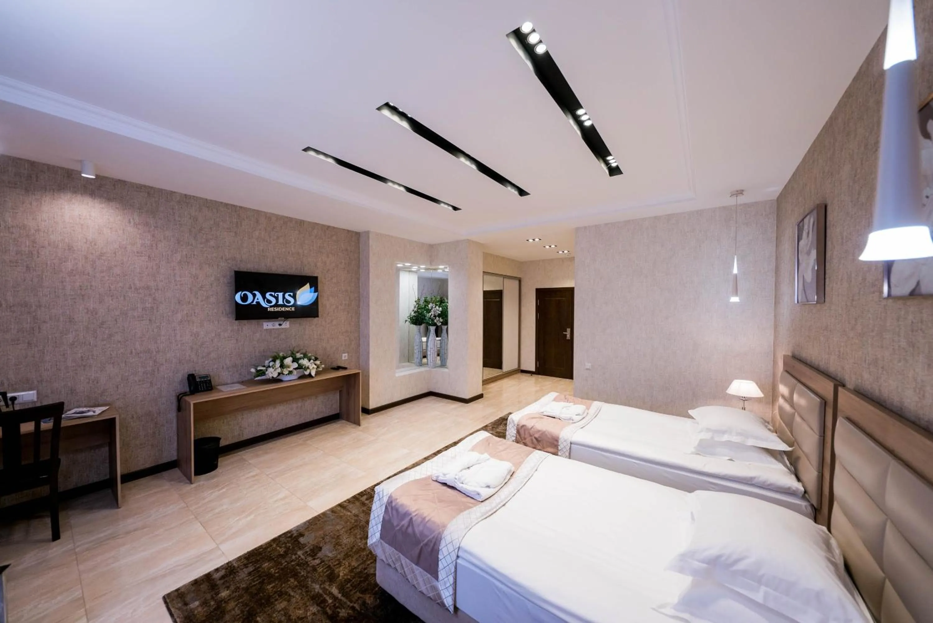 Photo of the whole room, Bed in Oasis Residence