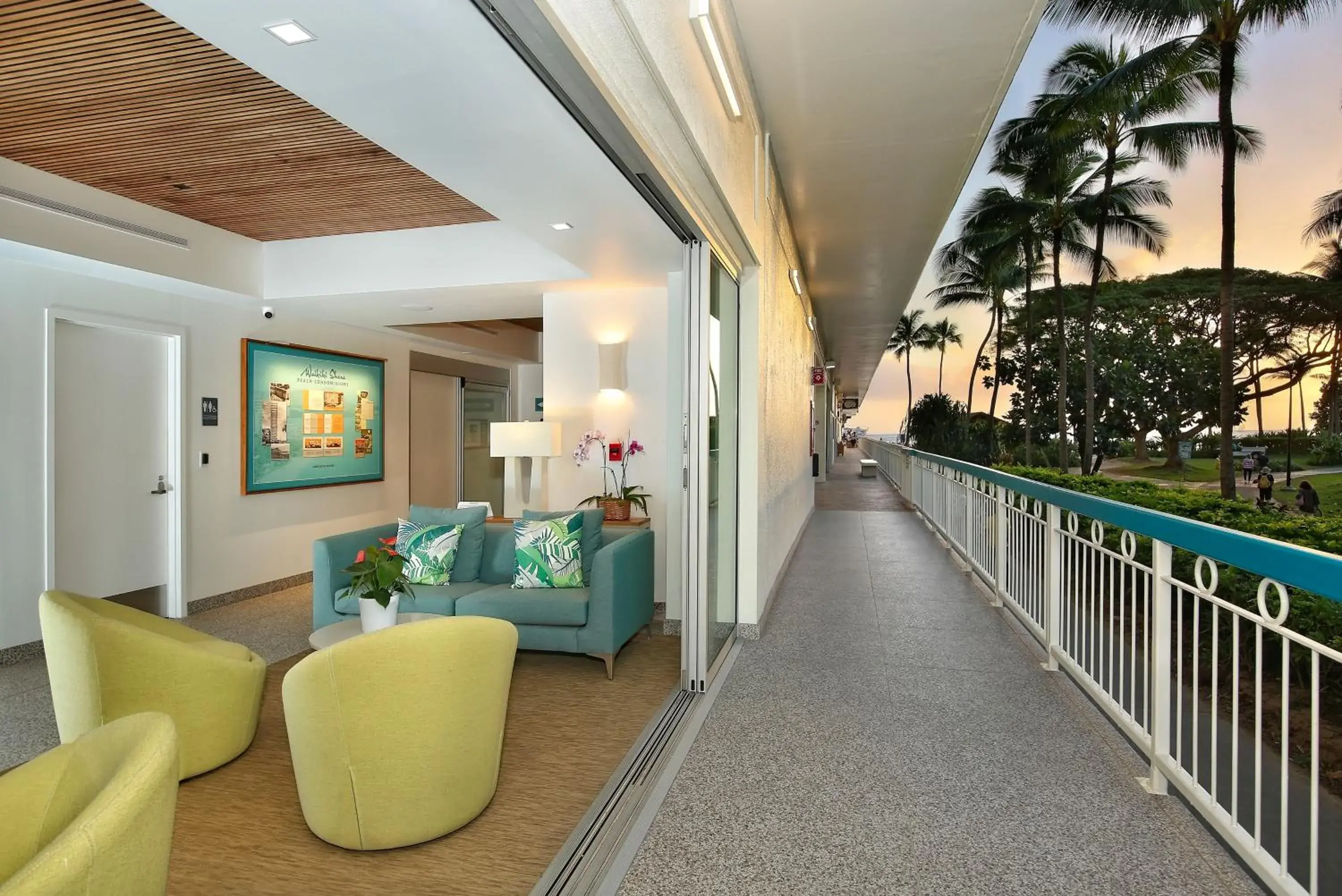 Lobby or reception in Waikiki Shore by OUTRIGGER Lobby or reception in Waikiki Shore by OUTRIGGER