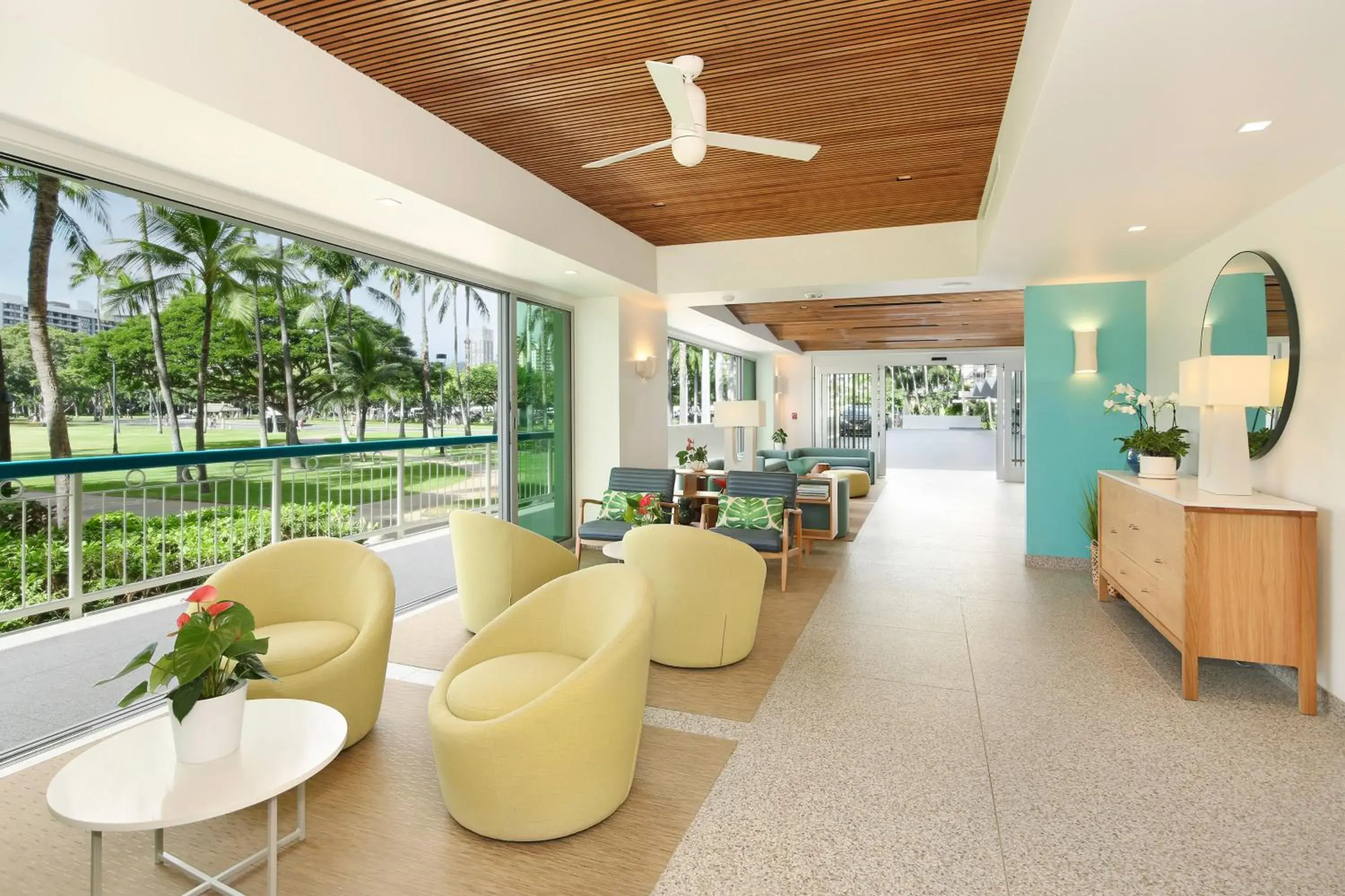 Lobby or reception in Waikiki Shore by OUTRIGGER Lobby or reception in Waikiki Shore by OUTRIGGER