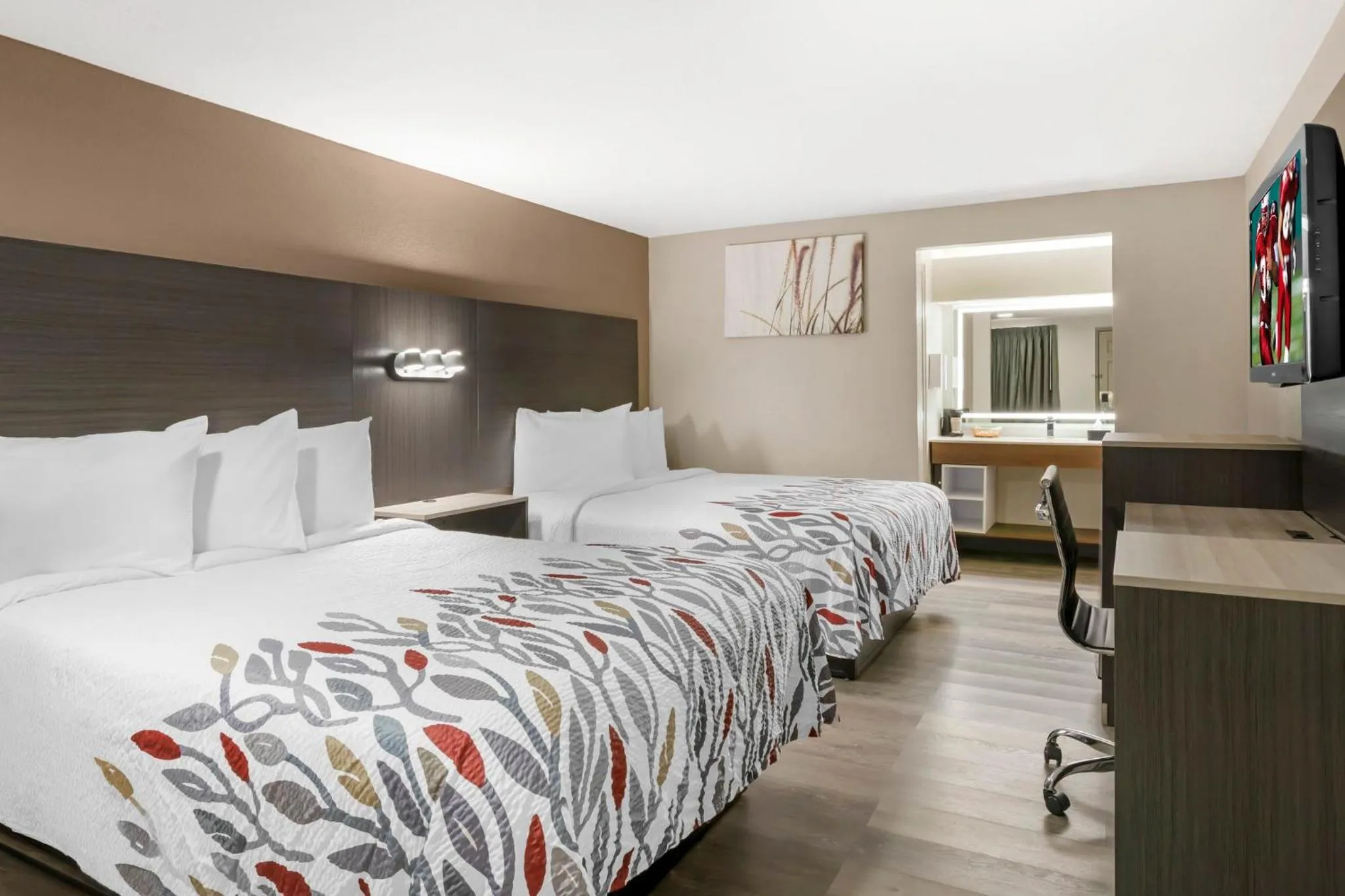 Bedroom, Bed in Red Roof Inn Hope