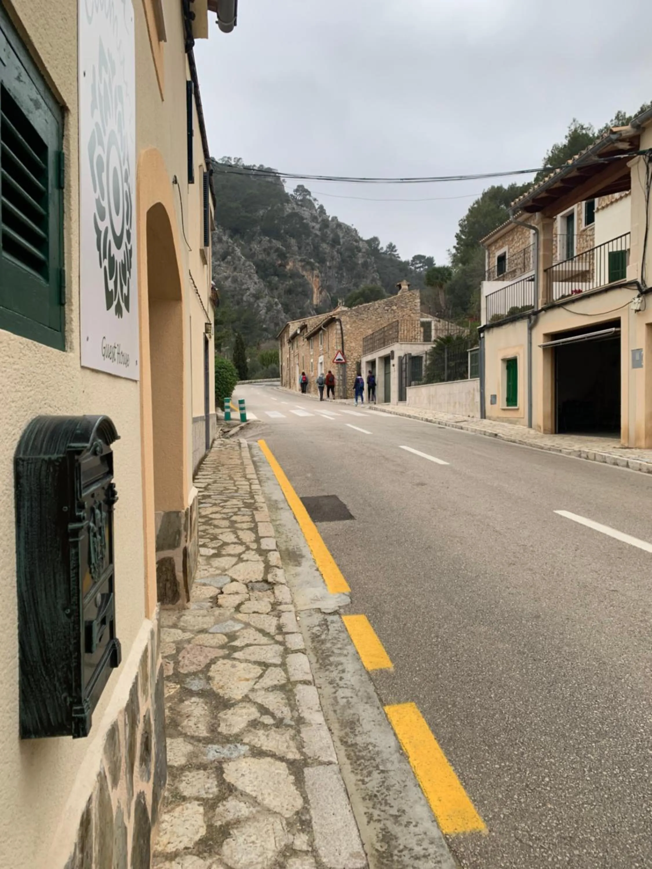 Quiet street view in Casa Caimari Guest House, for mountain lovers!