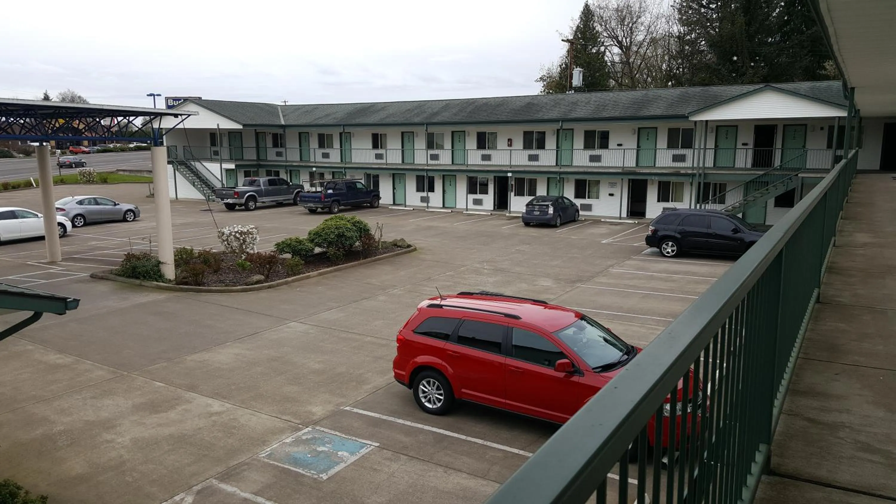 Bird's eye view in Motel 6 Albany, OR