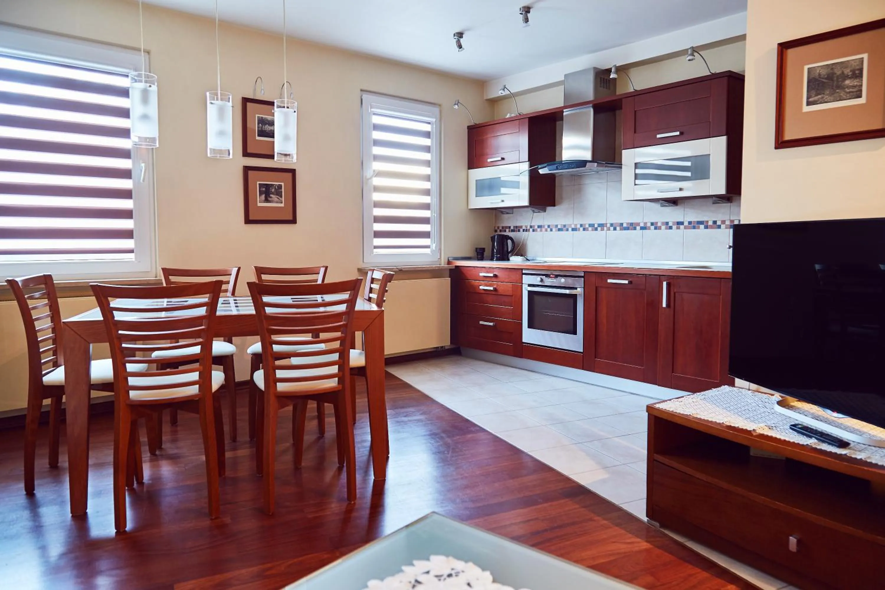 Kitchen or kitchenette in Apartament Królewski