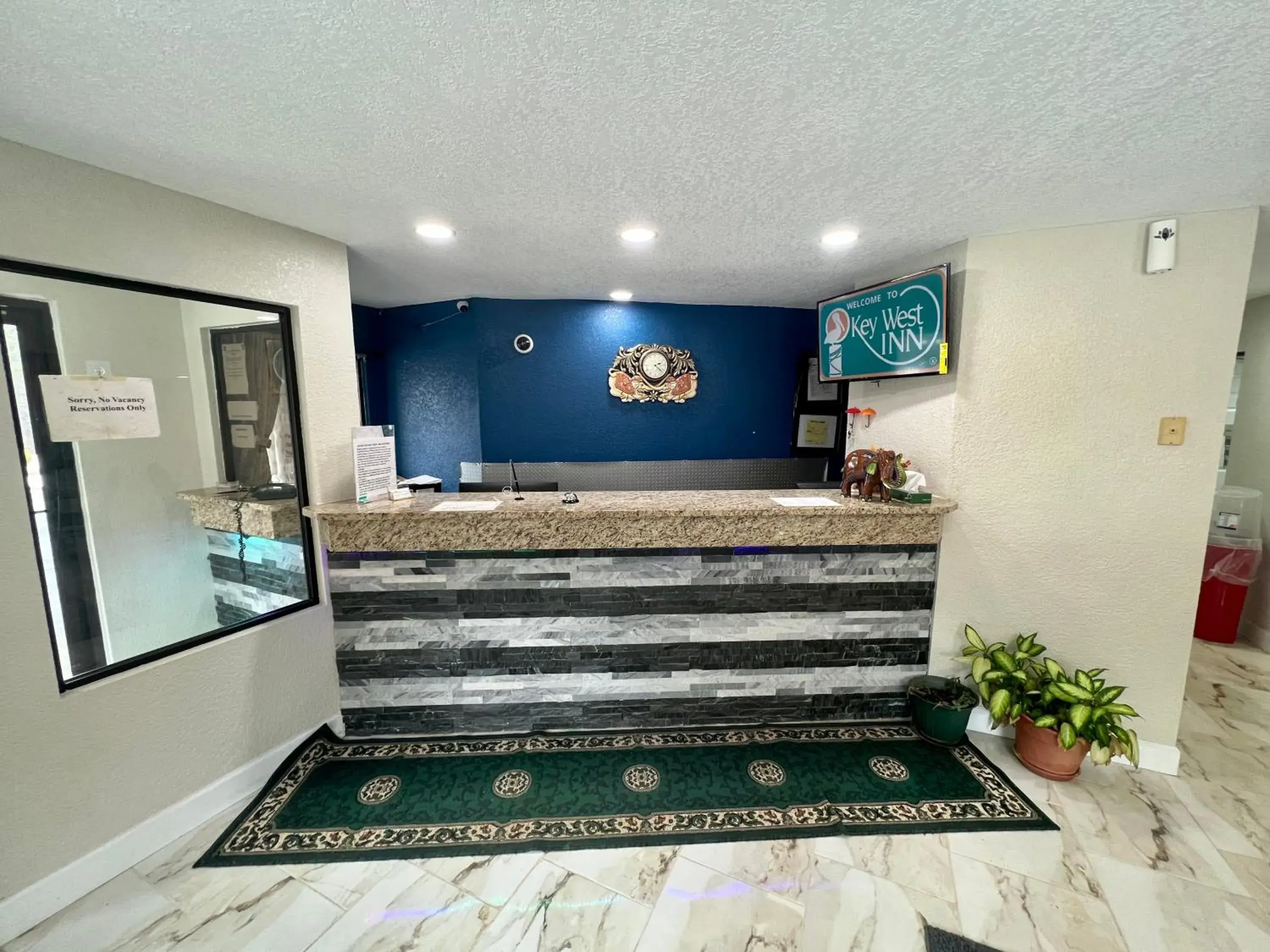 Lobby or reception in Key West Inn - Roanoke Lobby or reception in Key West Inn - Roanoke
