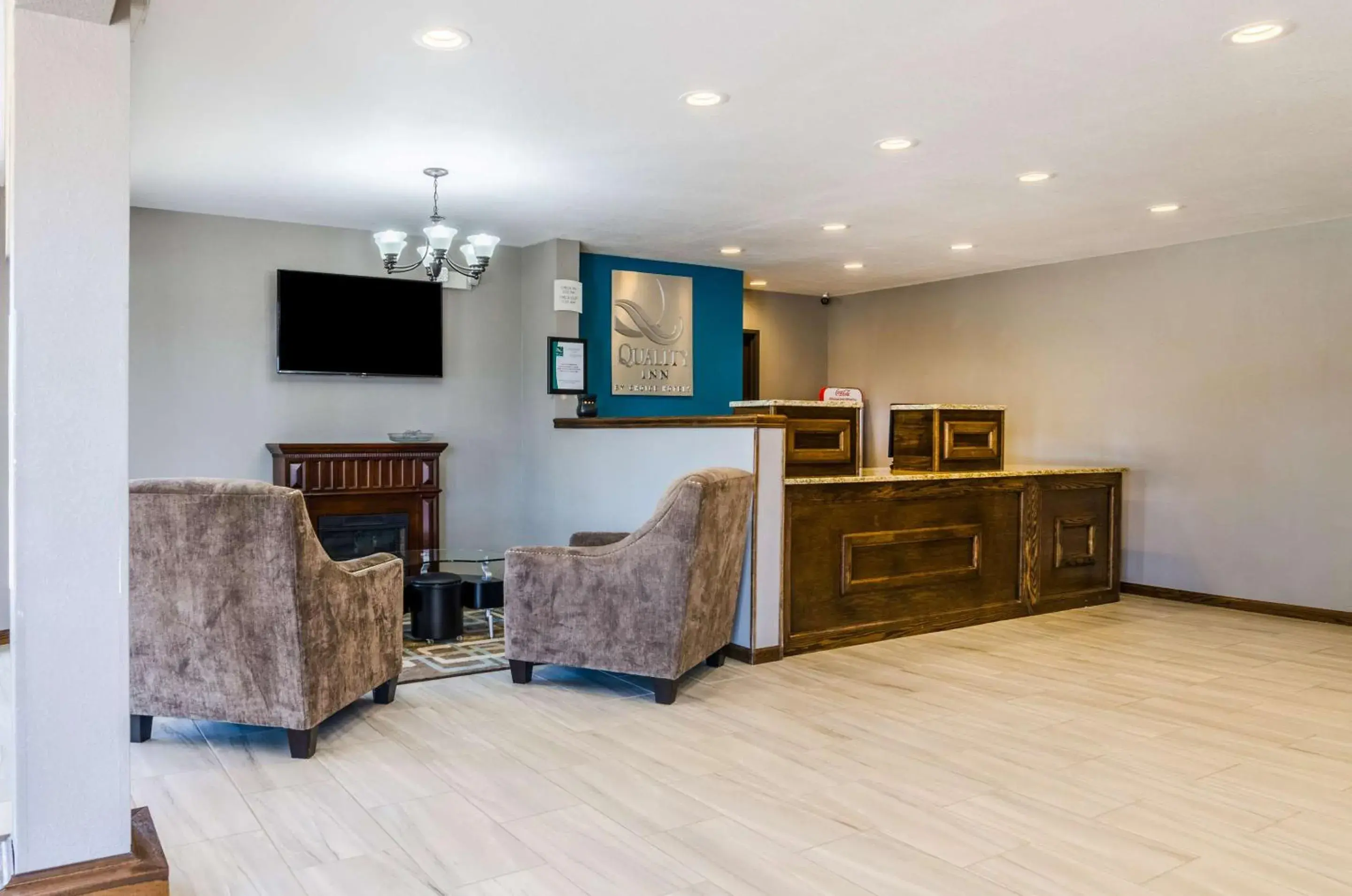 Lobby or reception in Quality Inn Great Bend Lobby or reception in Quality Inn Great Bend