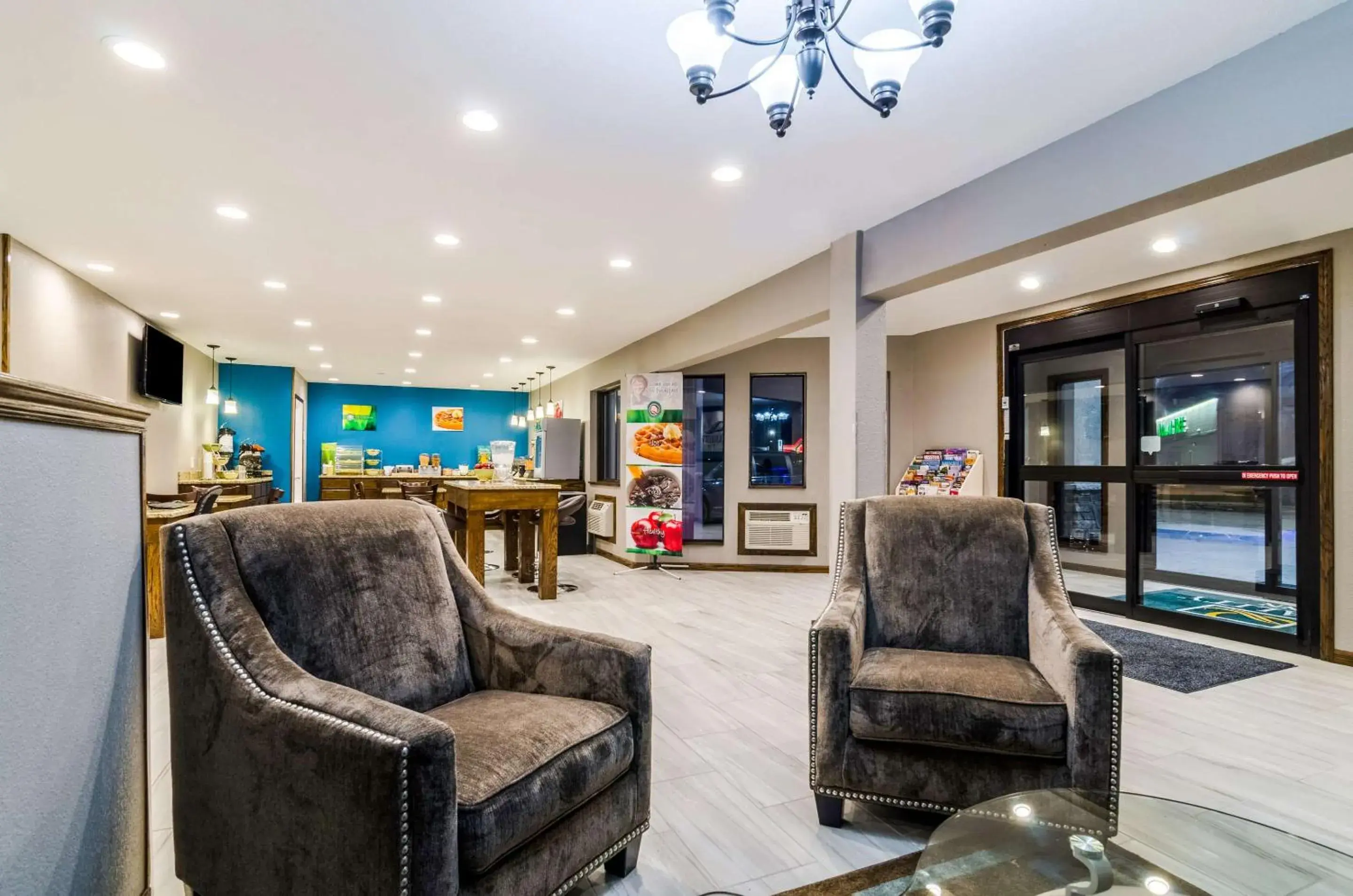 Lobby or reception in Quality Inn Great Bend Lobby or reception in Quality Inn Great Bend