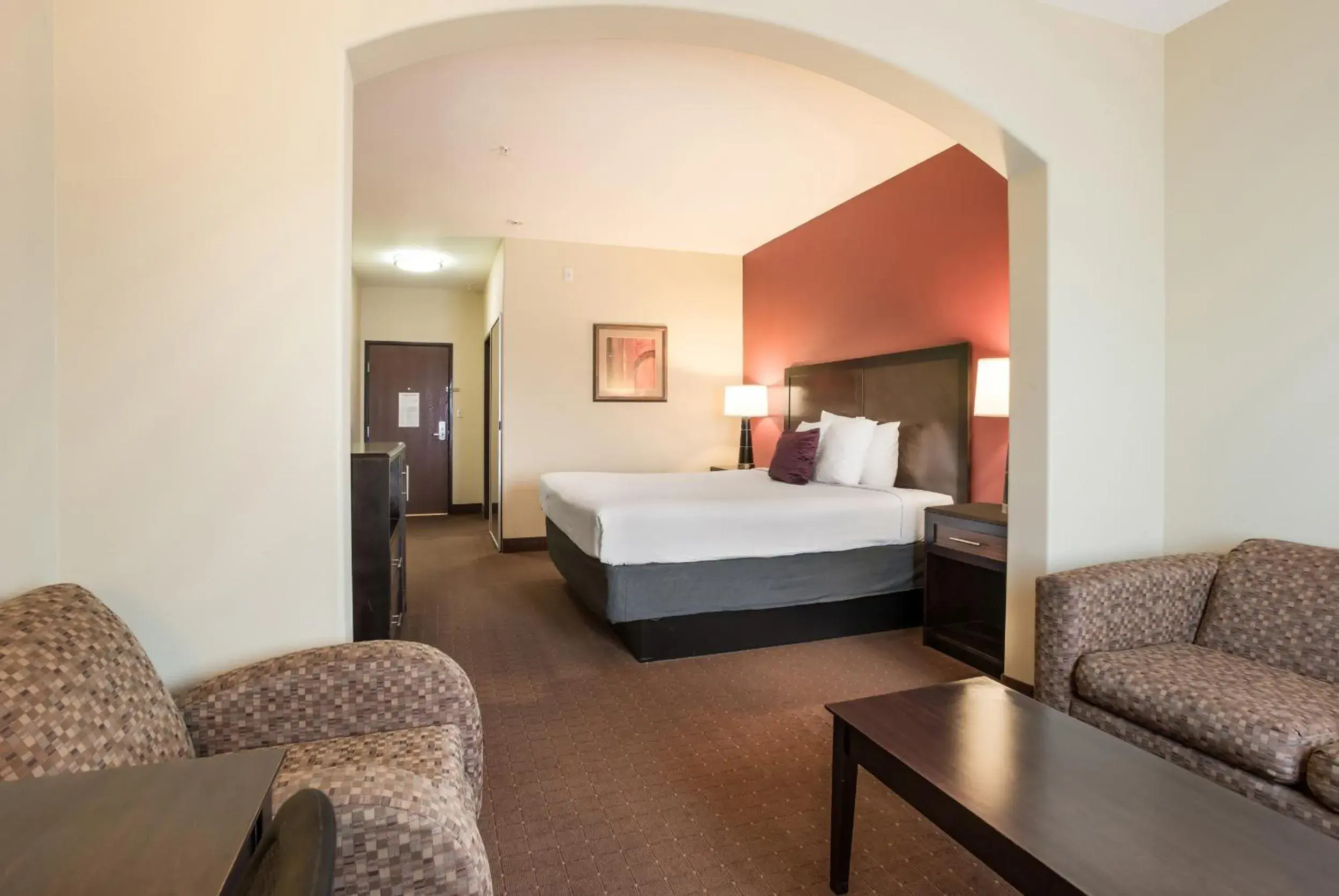 Bed in Knights Inn Bunkie Bed in Knights Inn Bunkie