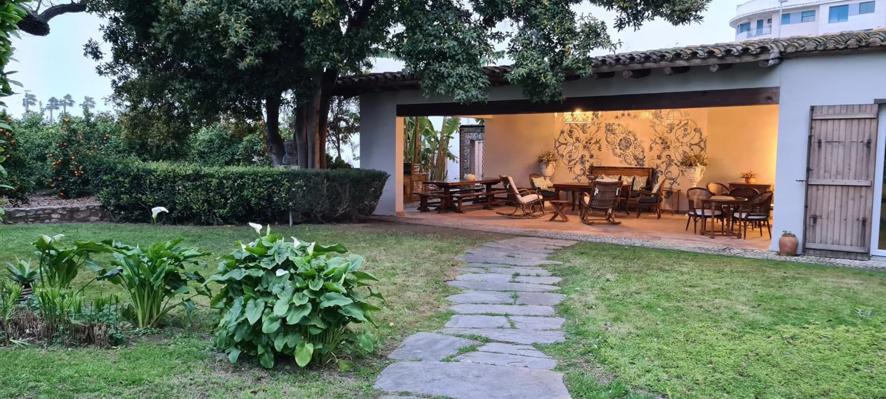 Garden in Alquería Calatrava B&B