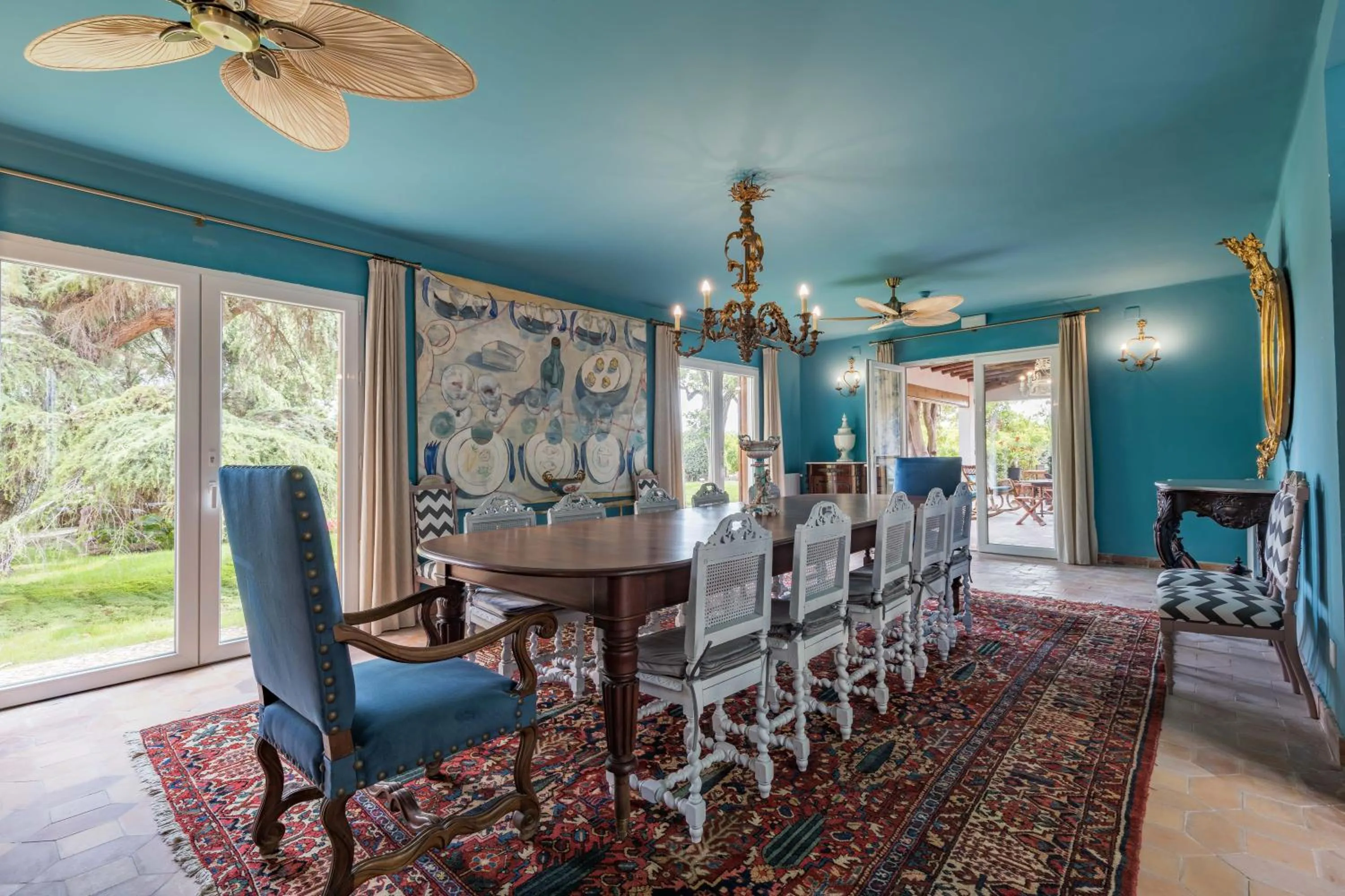 Dining area in Alquería Calatrava B&B