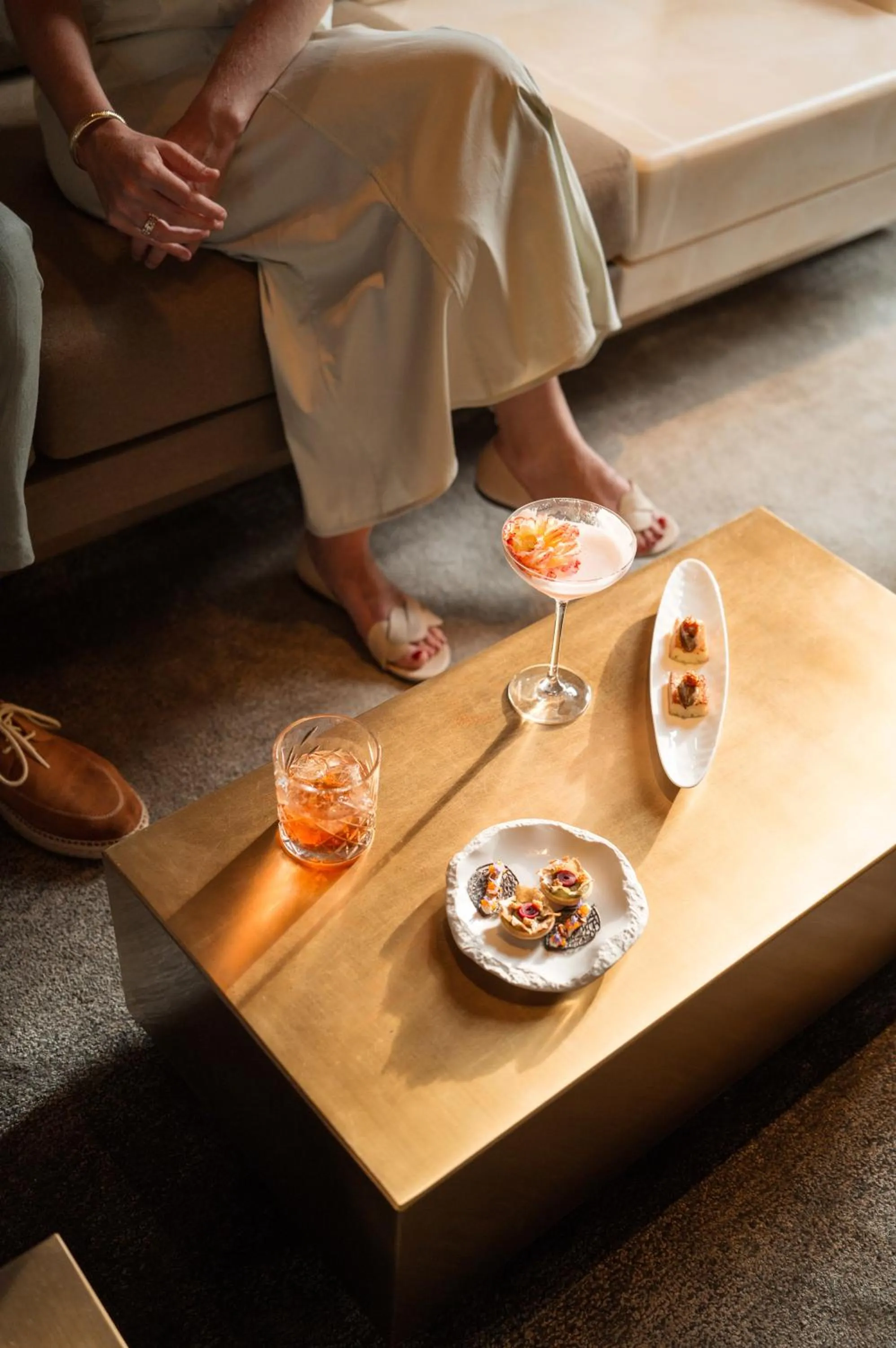 Drinks in Domaine des Etangs, Auberge Collection