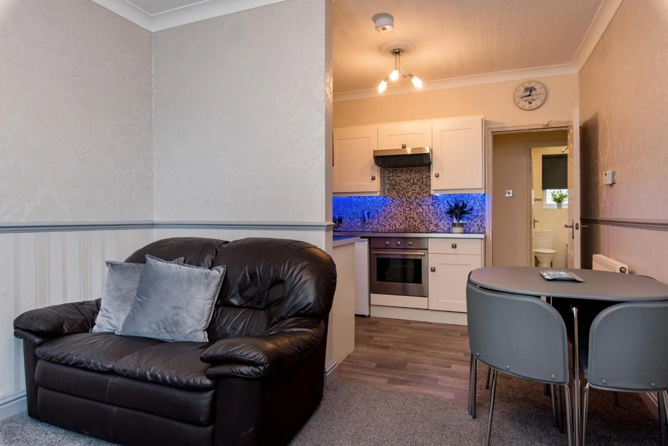 Living room in Cattle Market View Apartment