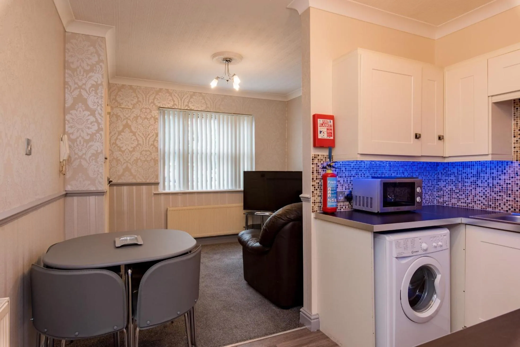 Living room in Cattle Market View Apartment