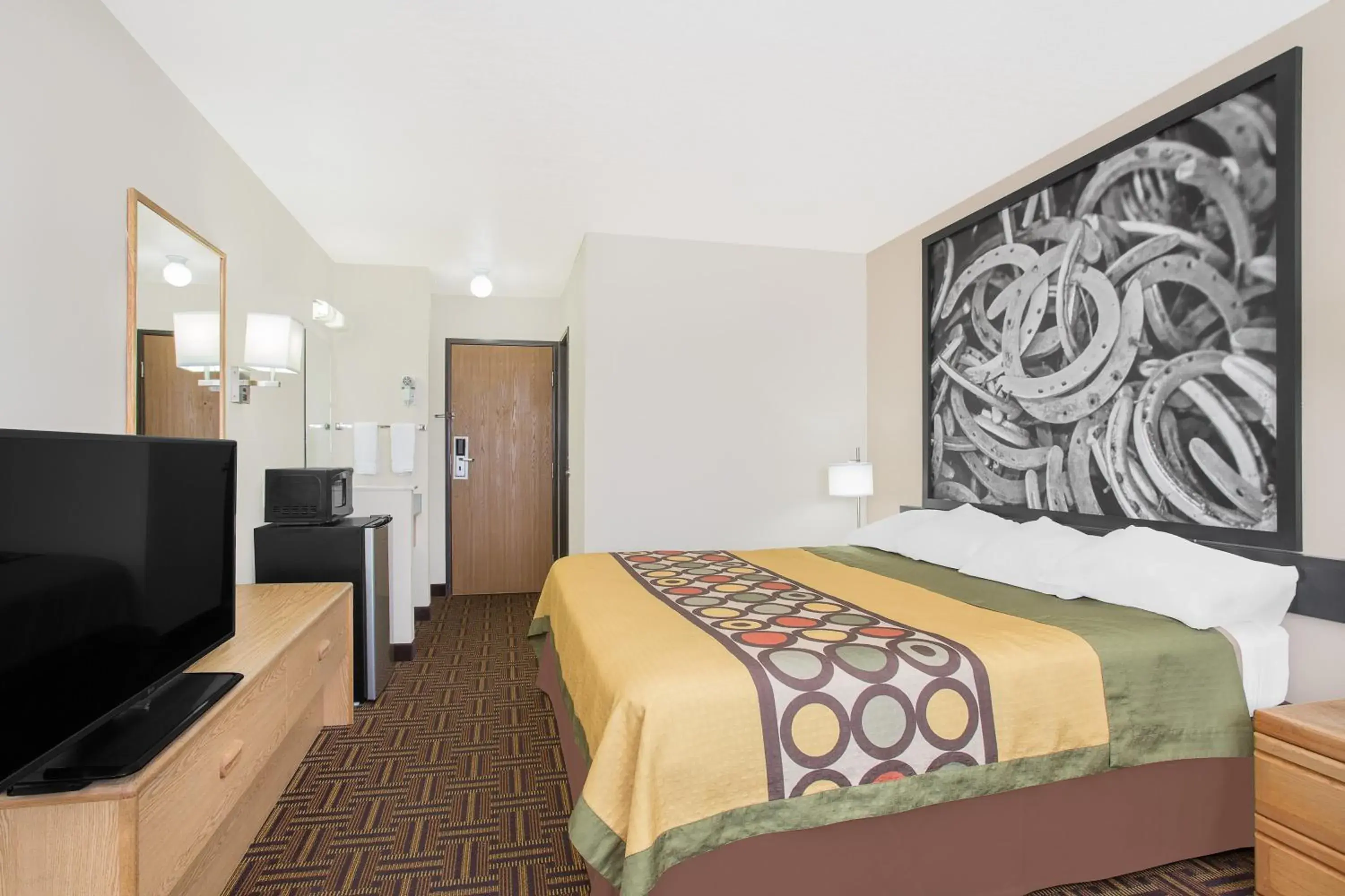 Bedroom, Bed in Super 8 by Wyndham Bloomfield Bedroom, Bed in Super 8 by Wyndham Bloomfield