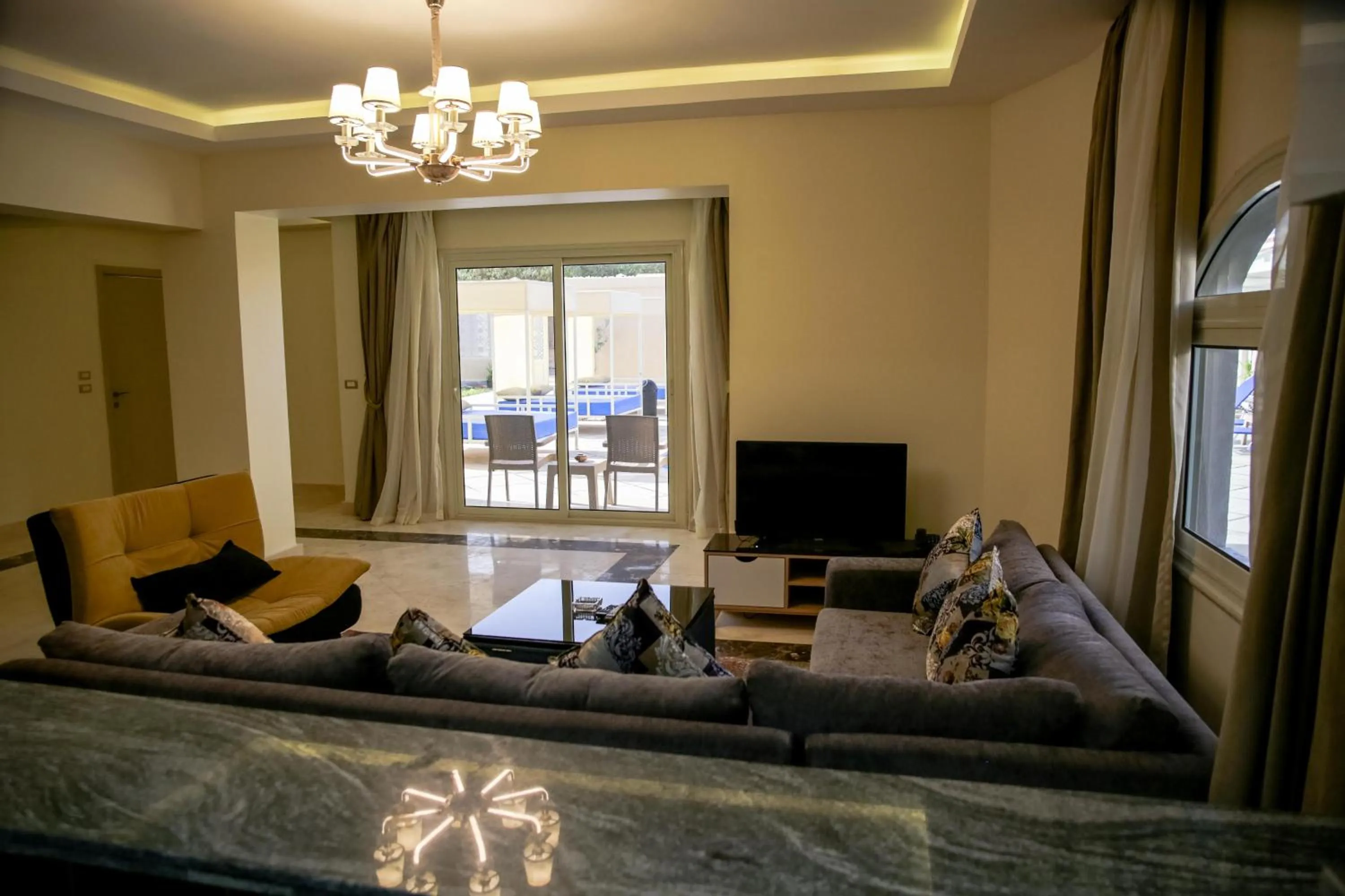 Living room in Serenity Home Hurghada