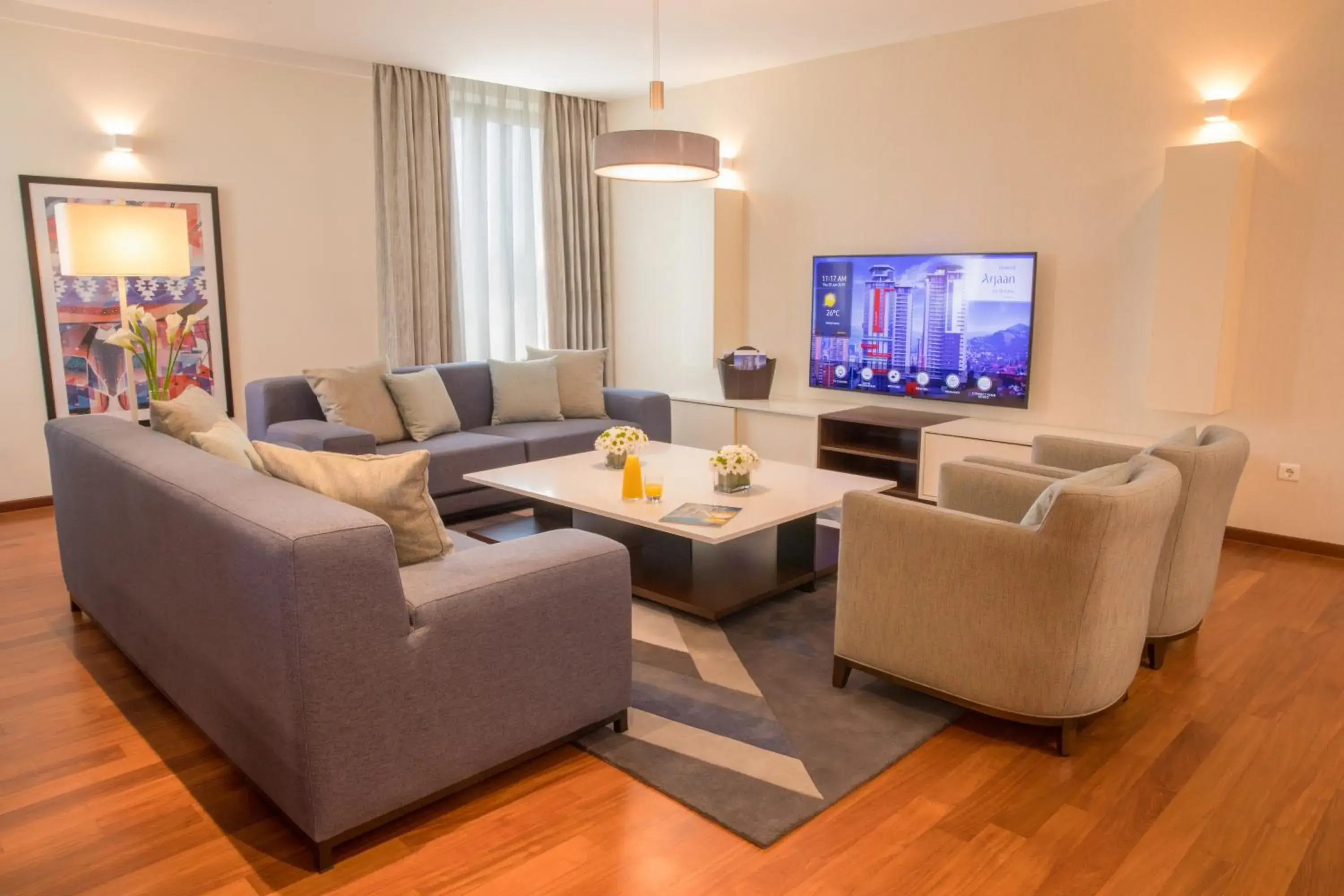 Living room in Bosmal Arjaan by Rotana Living room in Bosmal Arjaan by Rotana