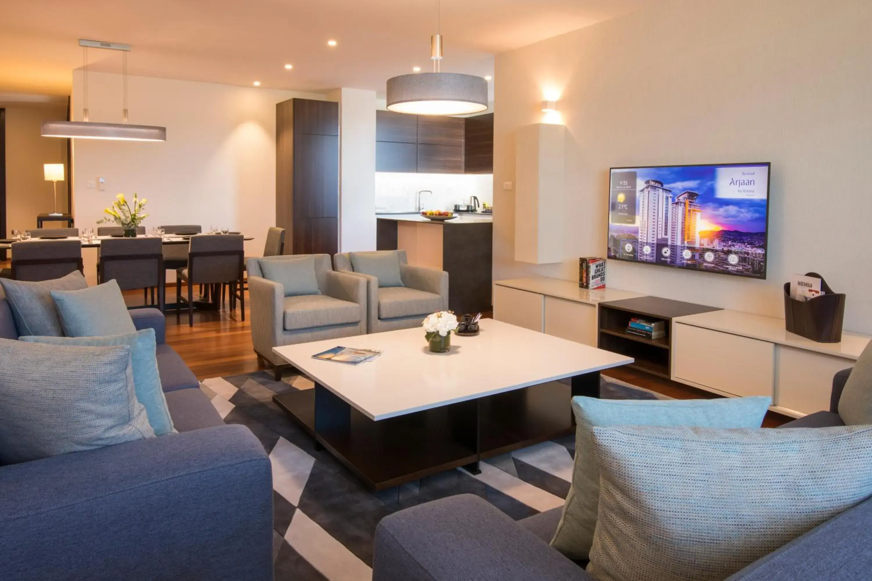 Living room in Bosmal Arjaan by Rotana Living room in Bosmal Arjaan by Rotana