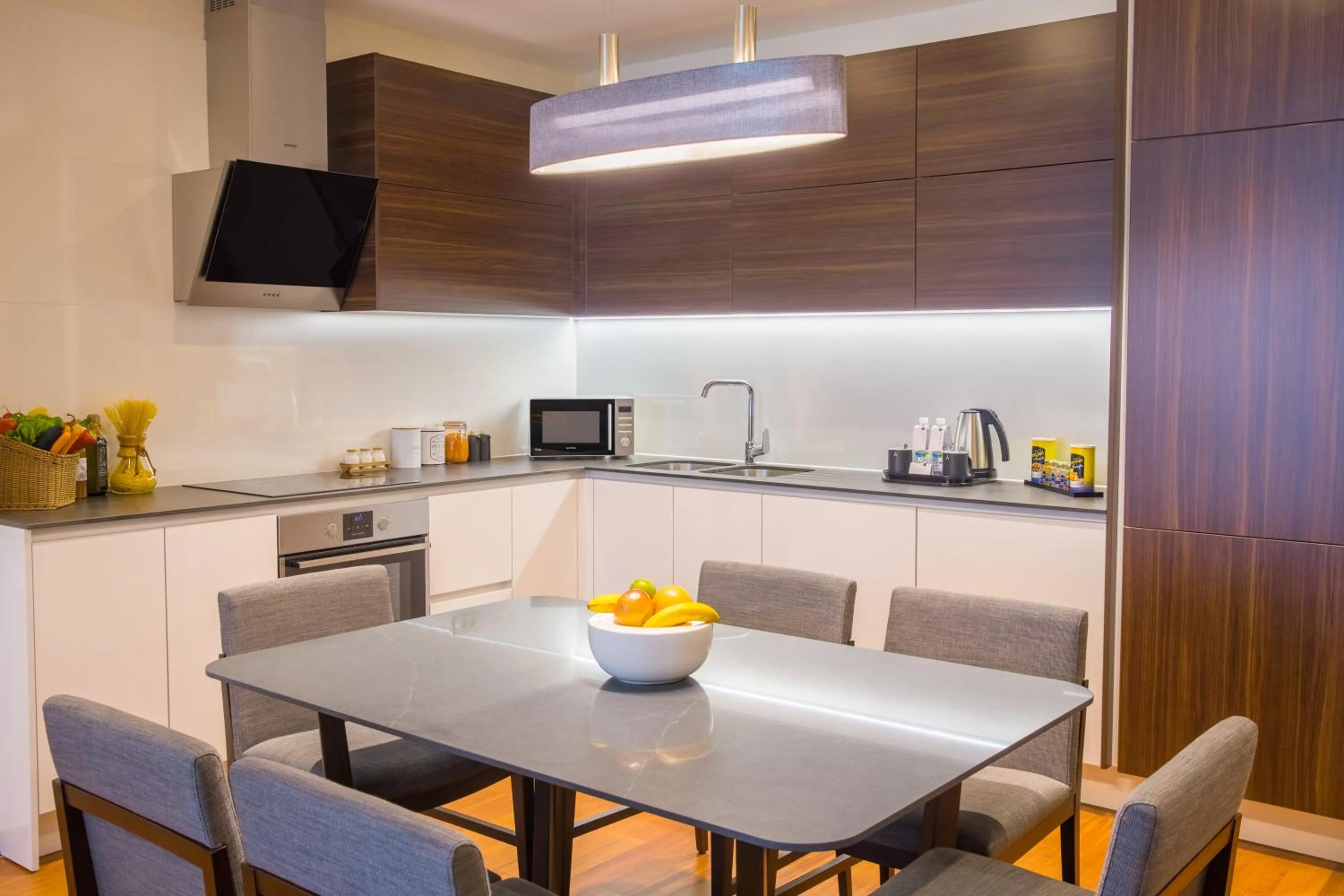 Kitchen or kitchenette in Bosmal Arjaan by Rotana