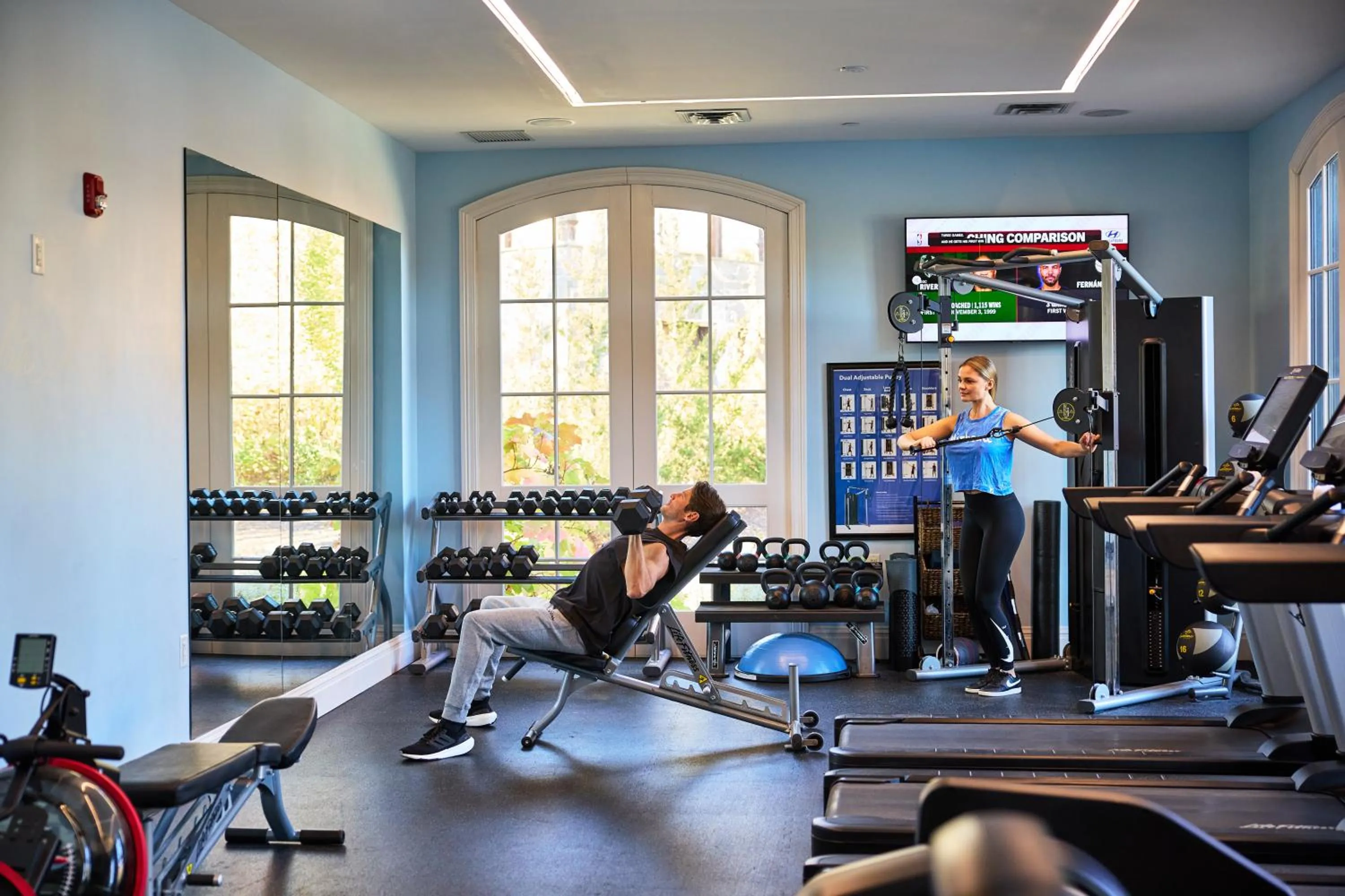 Fitness centre/facilities in Mirbeau Inn & Spa, Rhinebeck