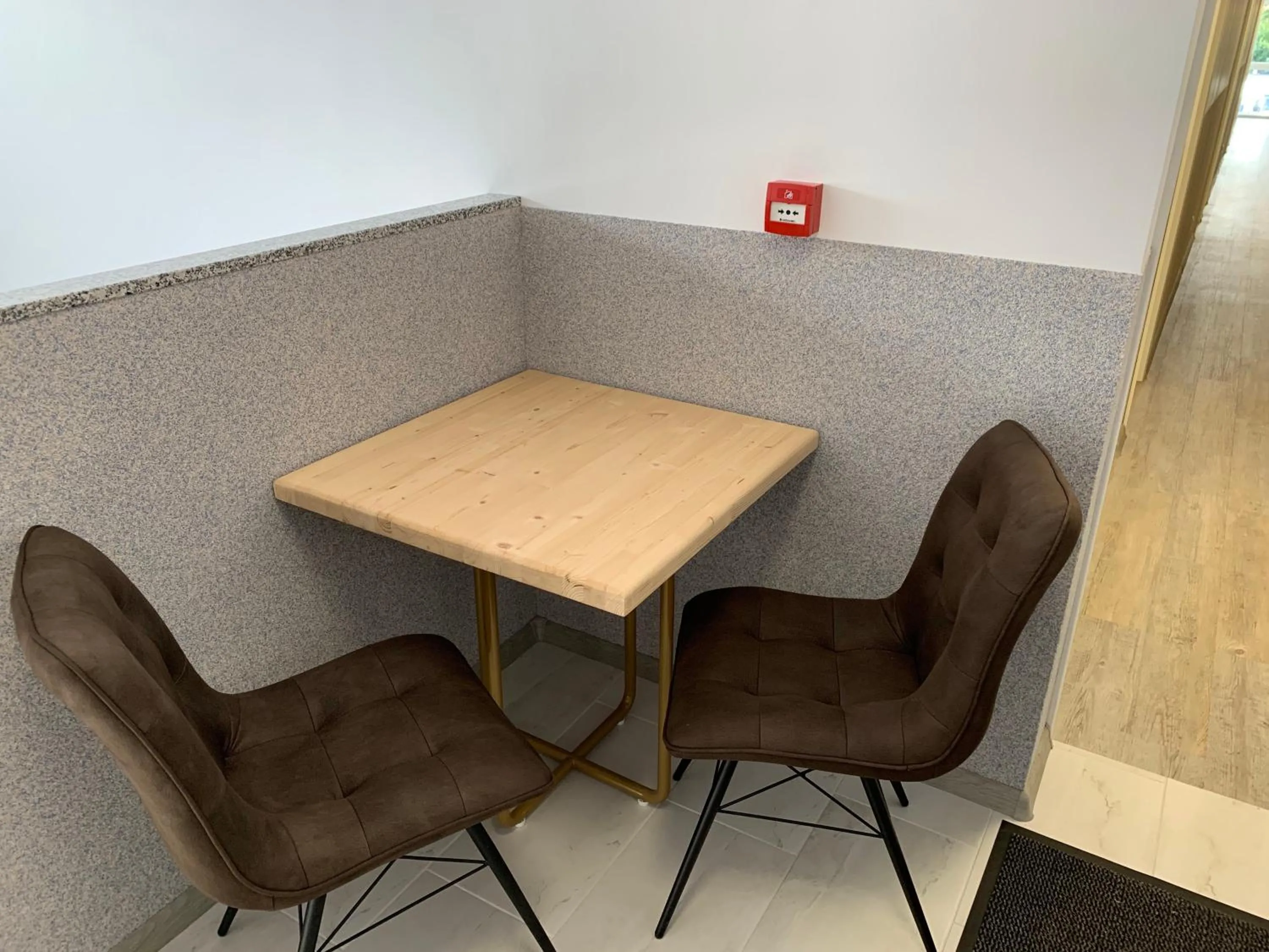 Seating area in TWT Motel