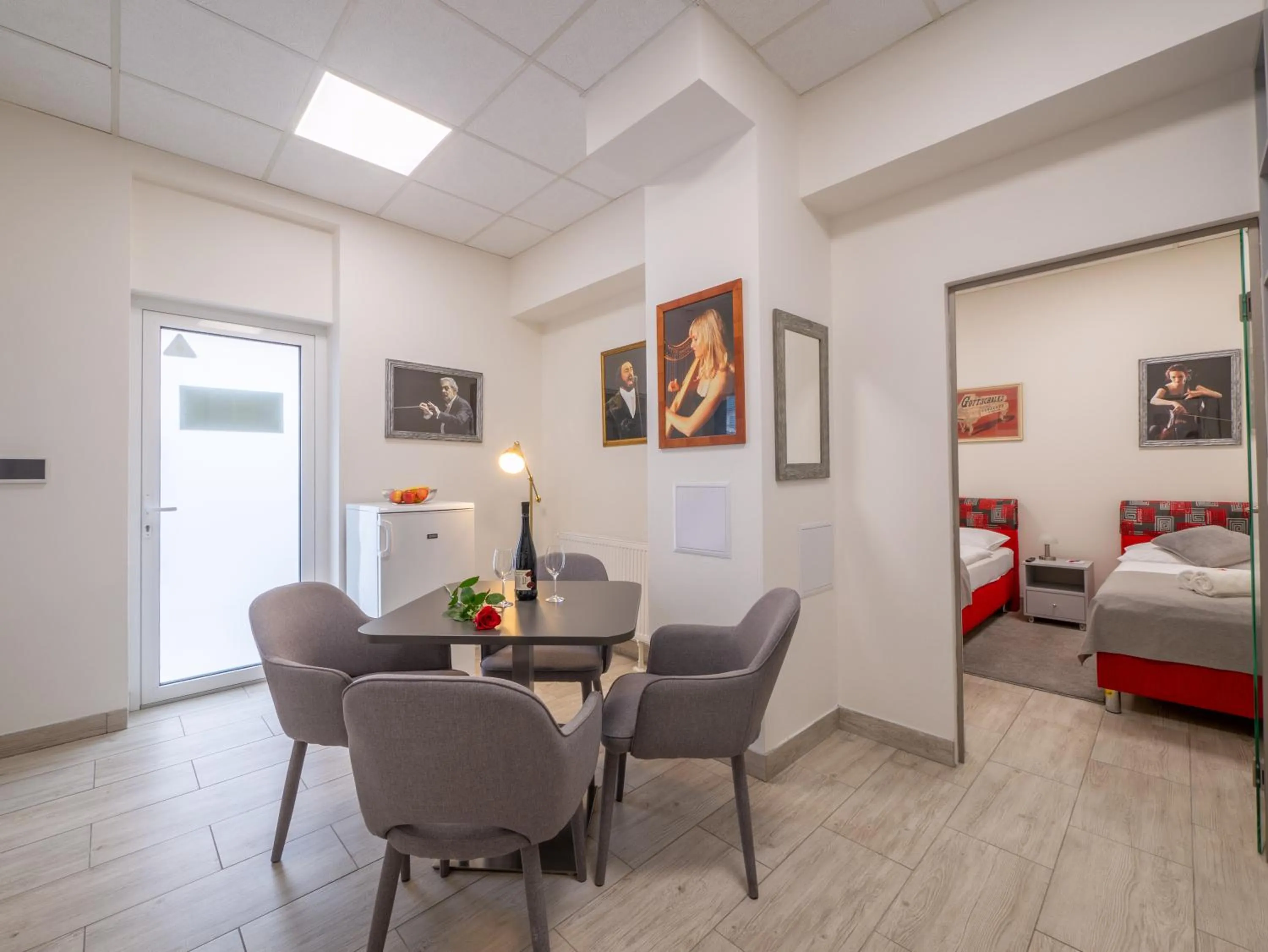 Living room, Bed in Apartmany Style