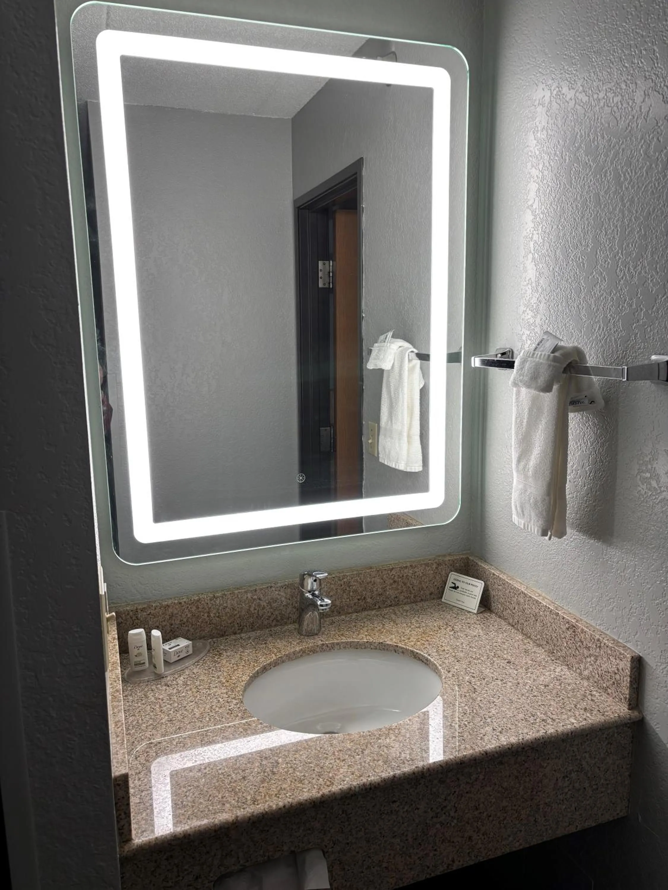 Bathroom in AmericInn by Wyndham Albert Lea