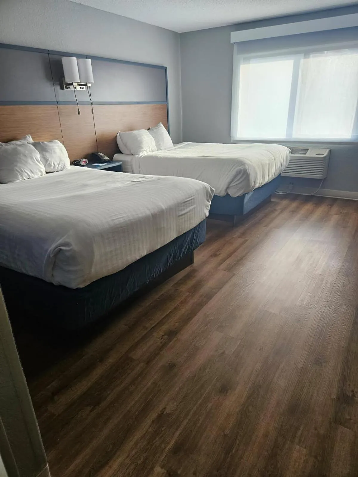 Bed in AmericInn by Wyndham Albert Lea