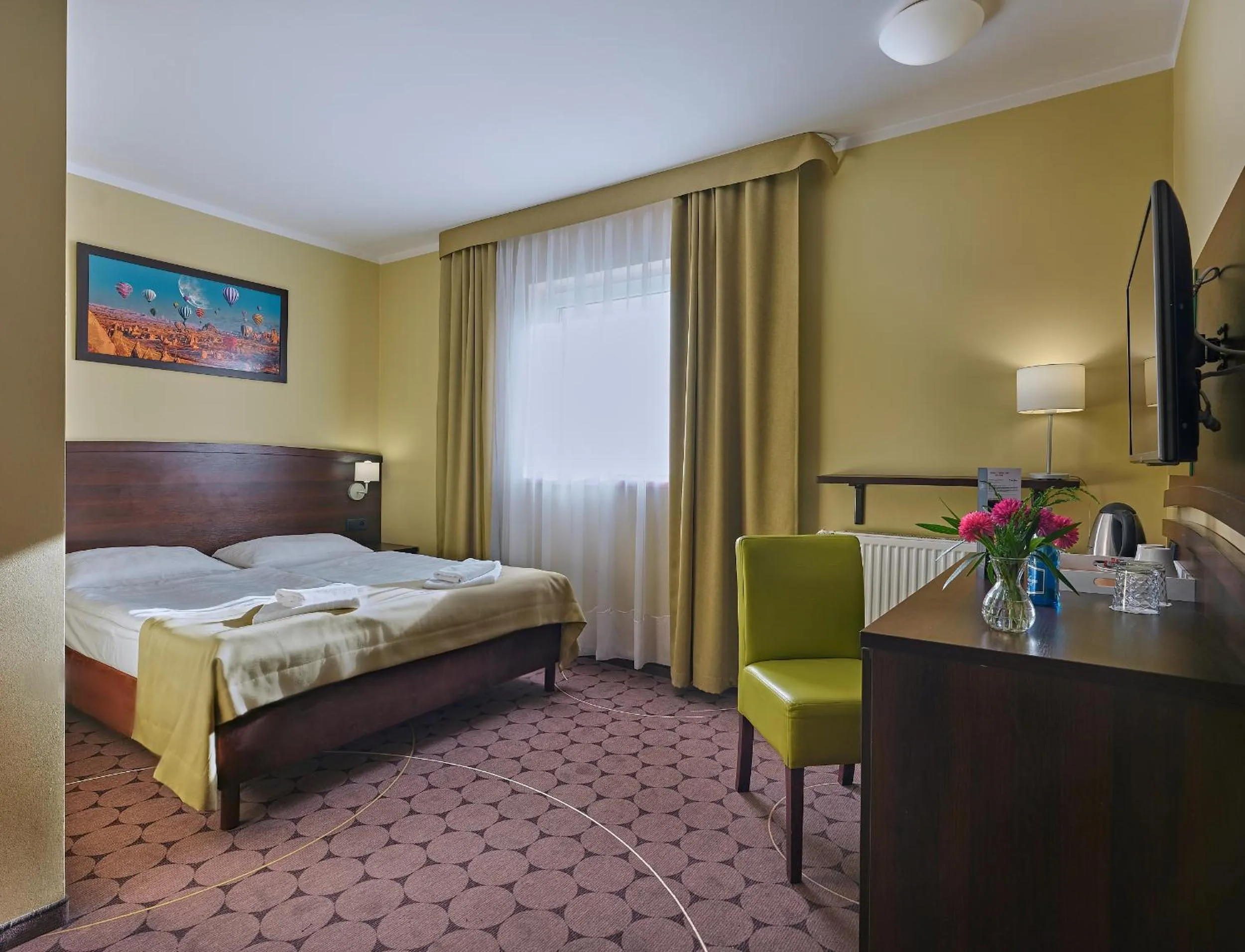 Bed in Aparthotel Lumen