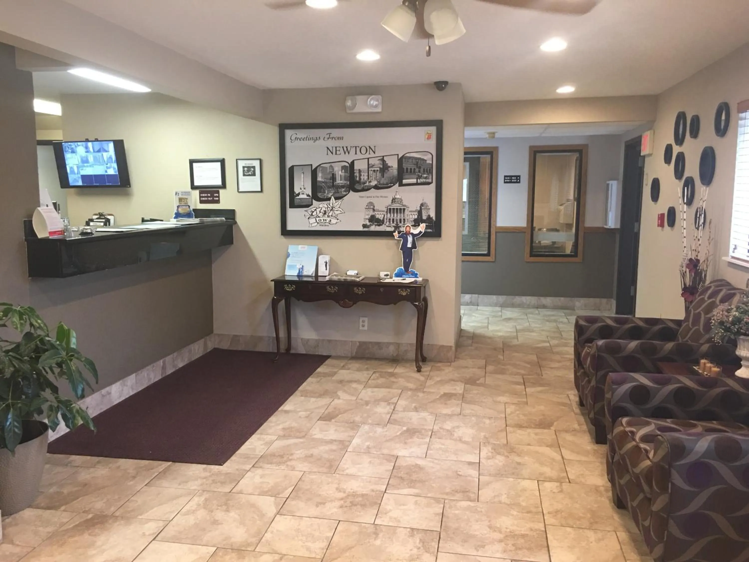 Lobby or reception in Super 8 by Wyndham Newton
