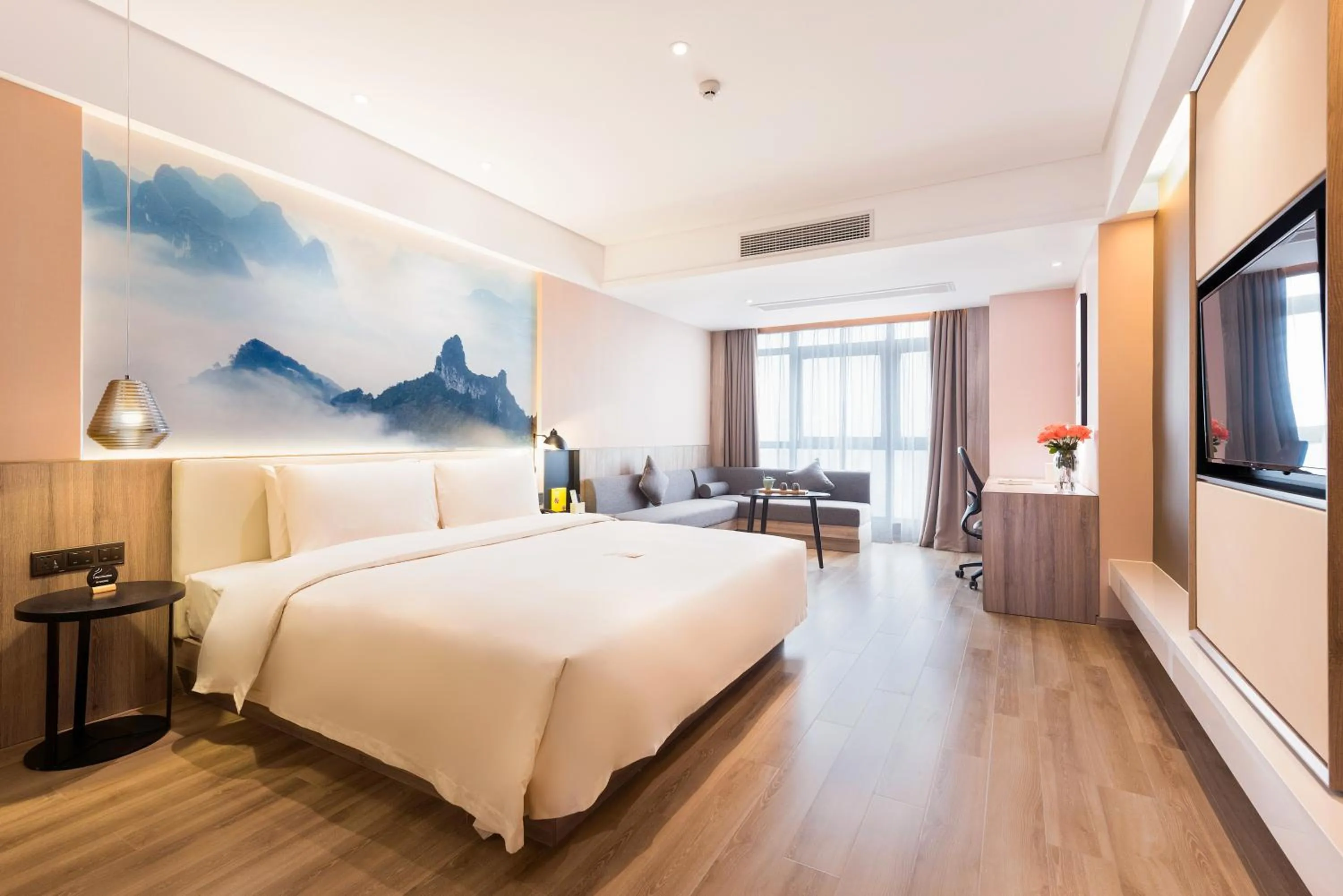 Bed in Atour Hotel Guilin North Railway Station