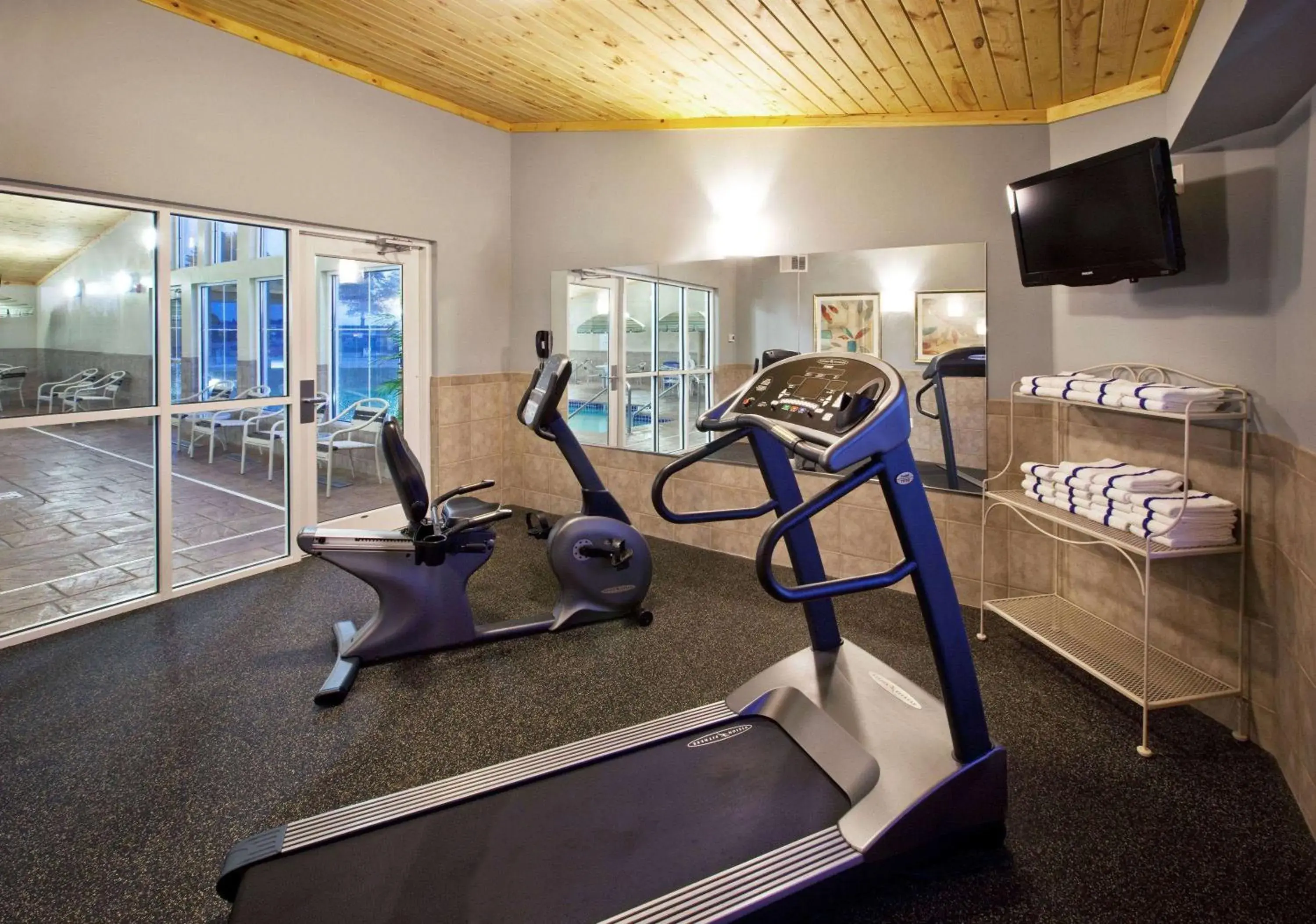 Fitness centre/facilities in AmericInn by Wyndham Osage Fitness centre/facilities in AmericInn by Wyndham Osage