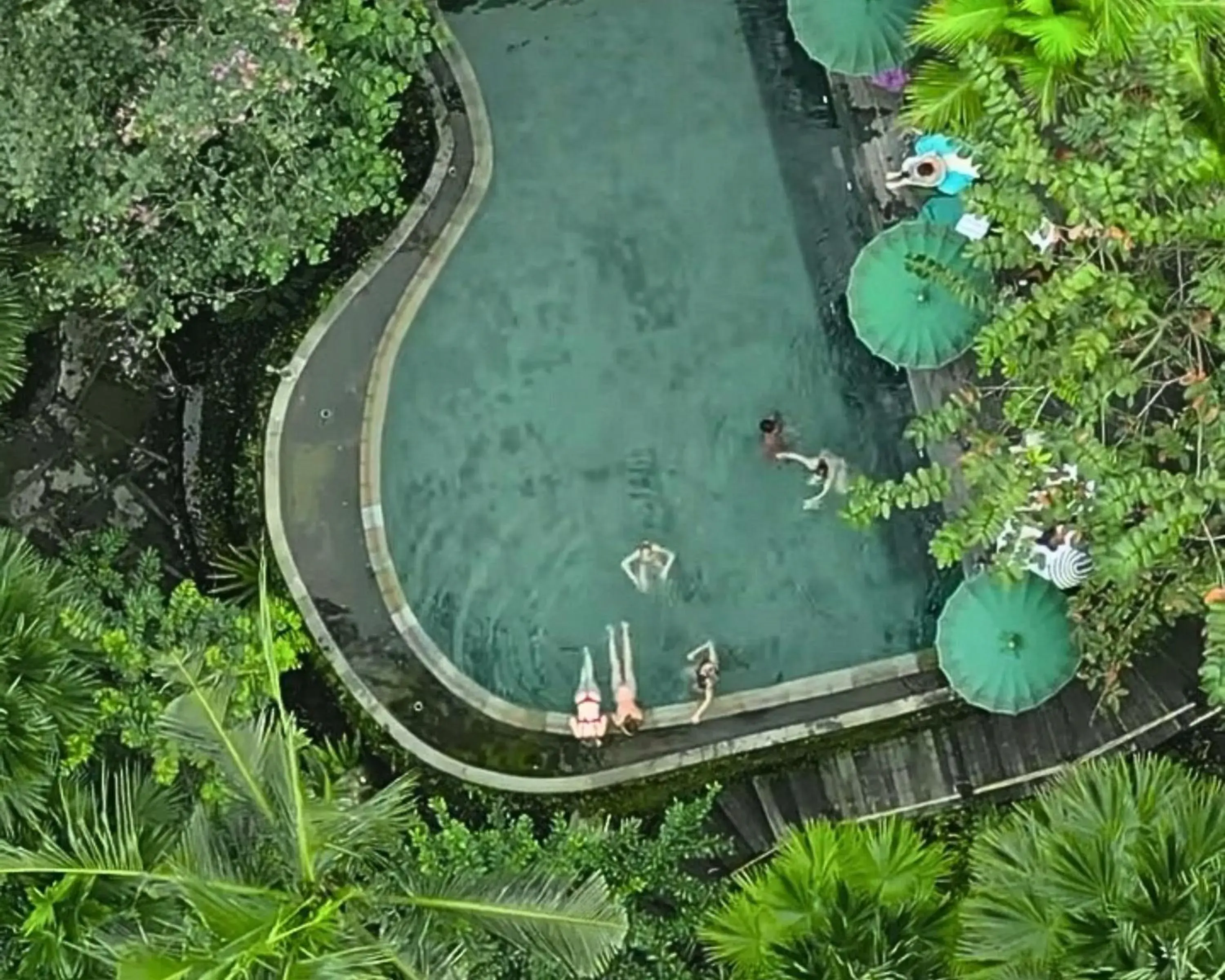 Swimming pool in Menzel Ubud Swimming pool in Menzel Ubud