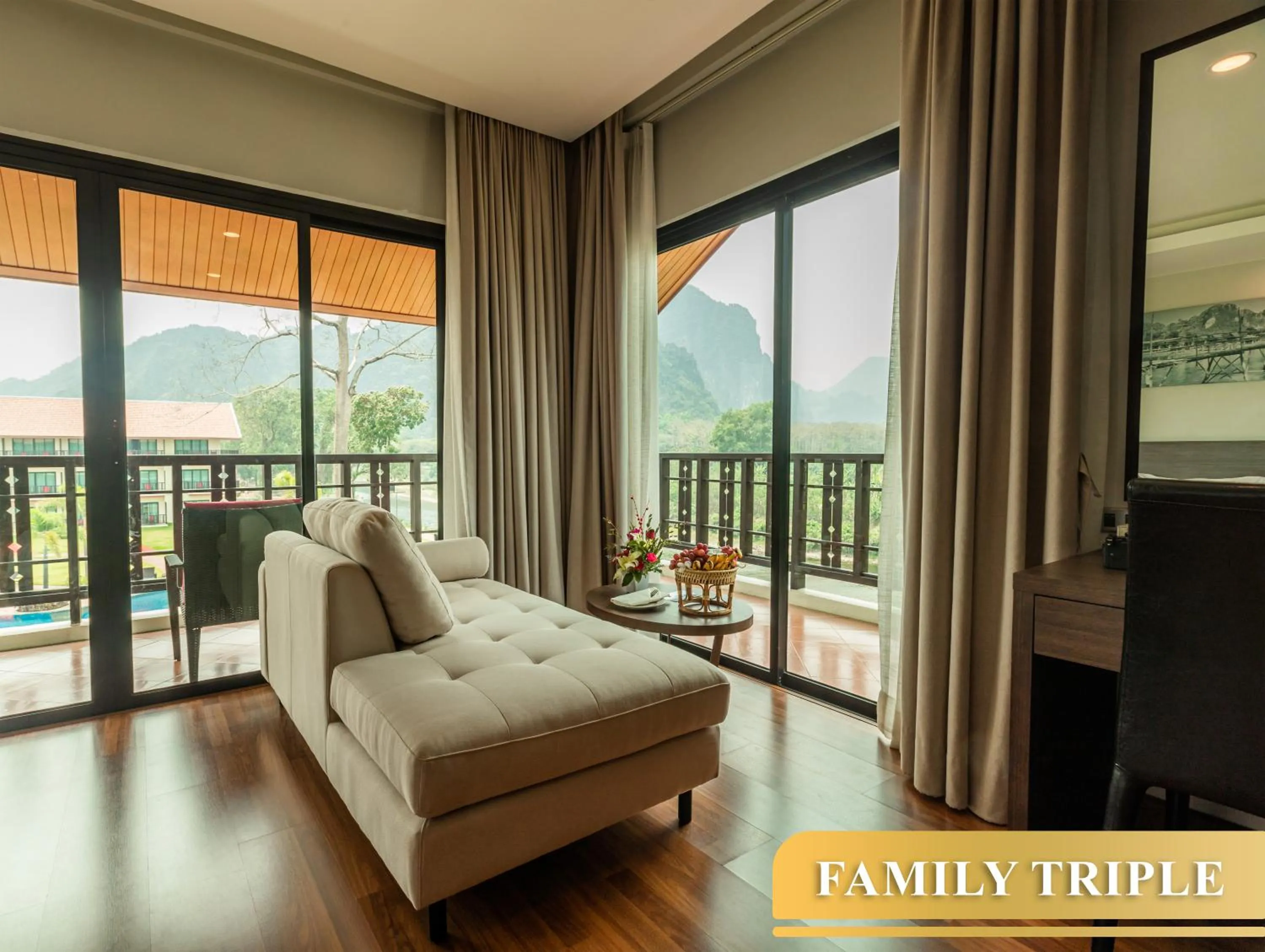 Natural landscape in Tmark Resort Vangvieng