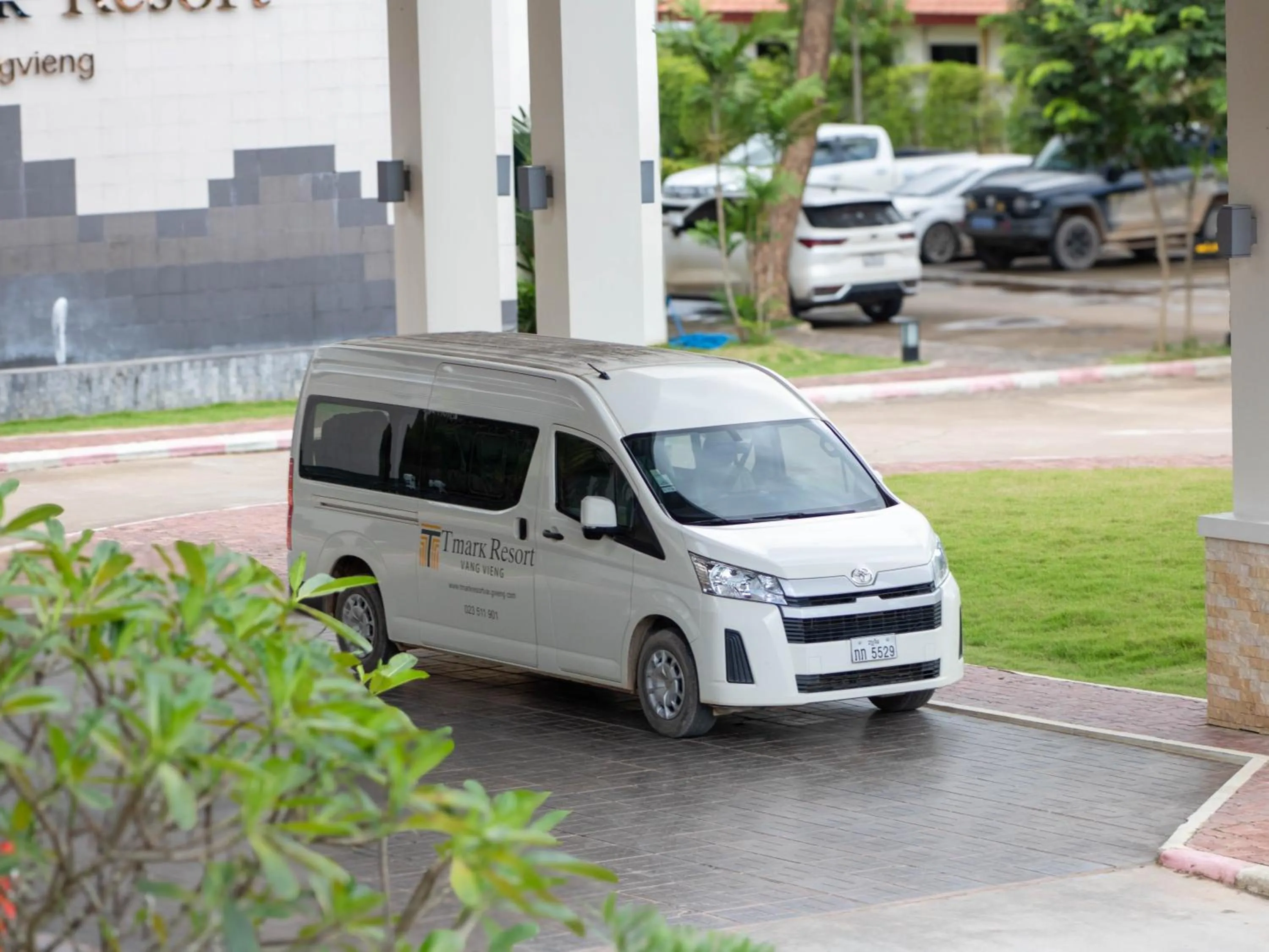 Parking in Tmark Resort Vangvieng