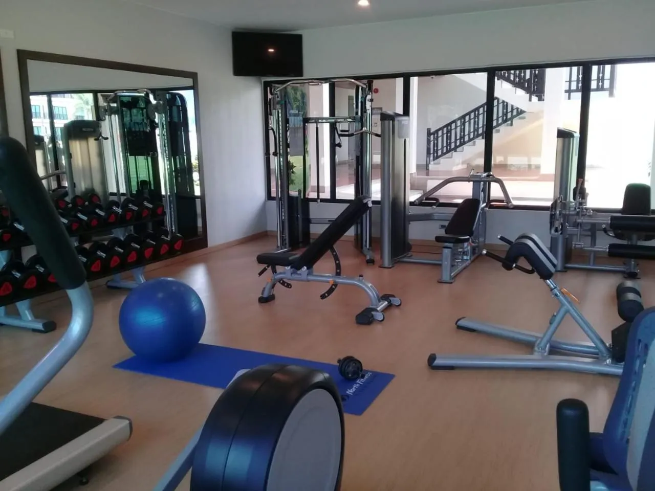 Fitness centre/facilities in Tmark Resort Vangvieng