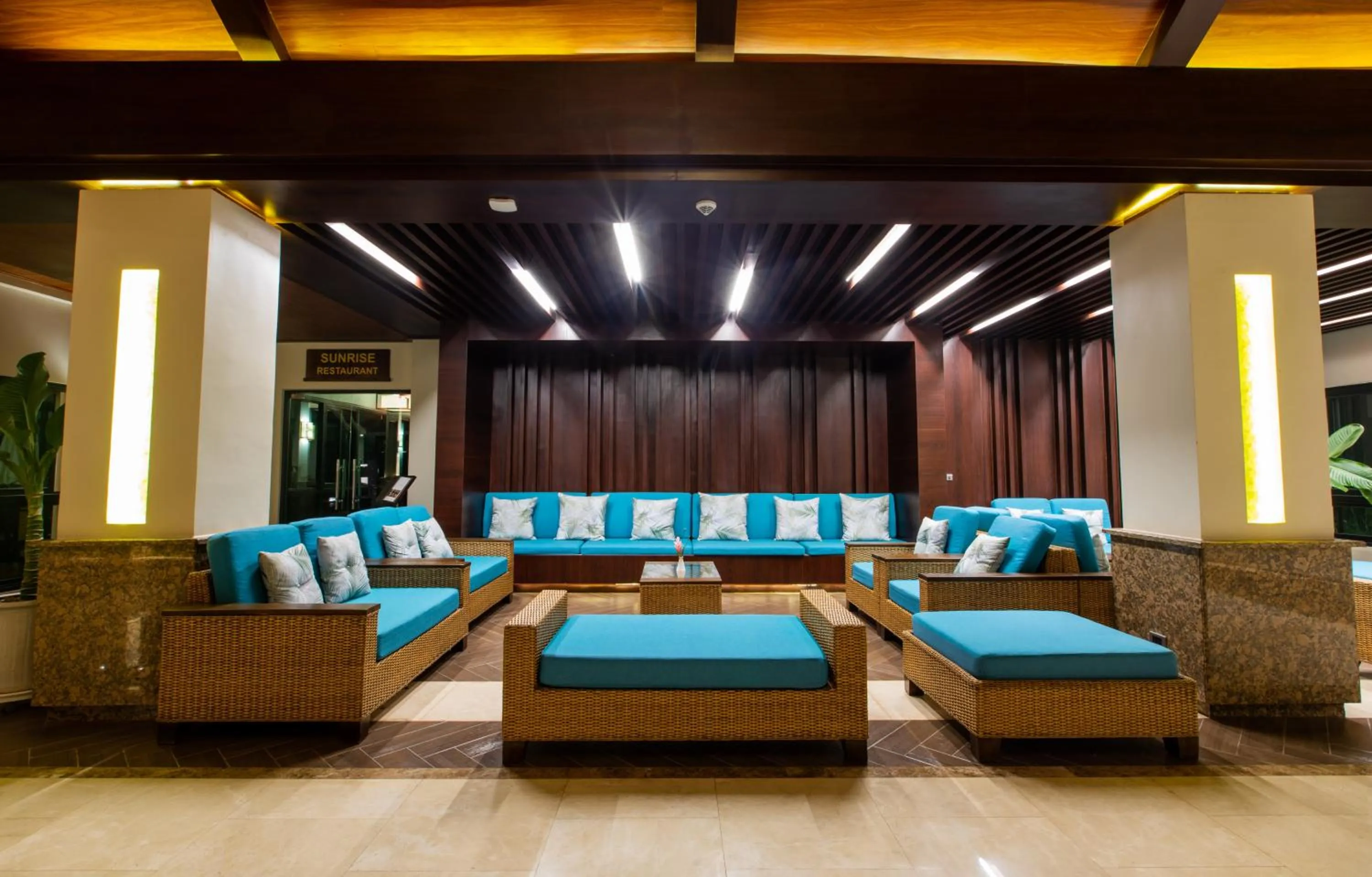 Lobby or reception in Tmark Resort Vangvieng