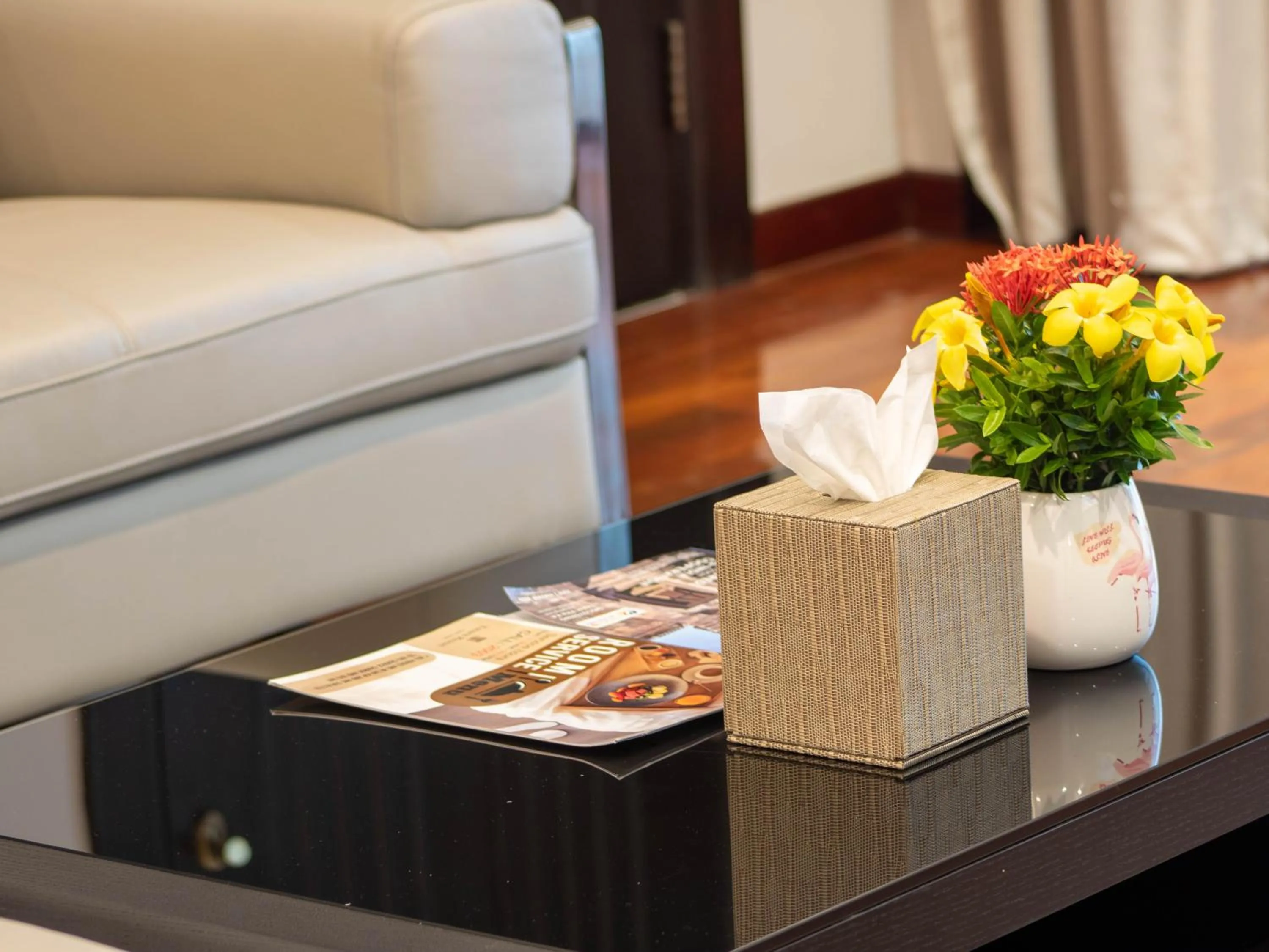 Living room in Tmark Resort Vangvieng