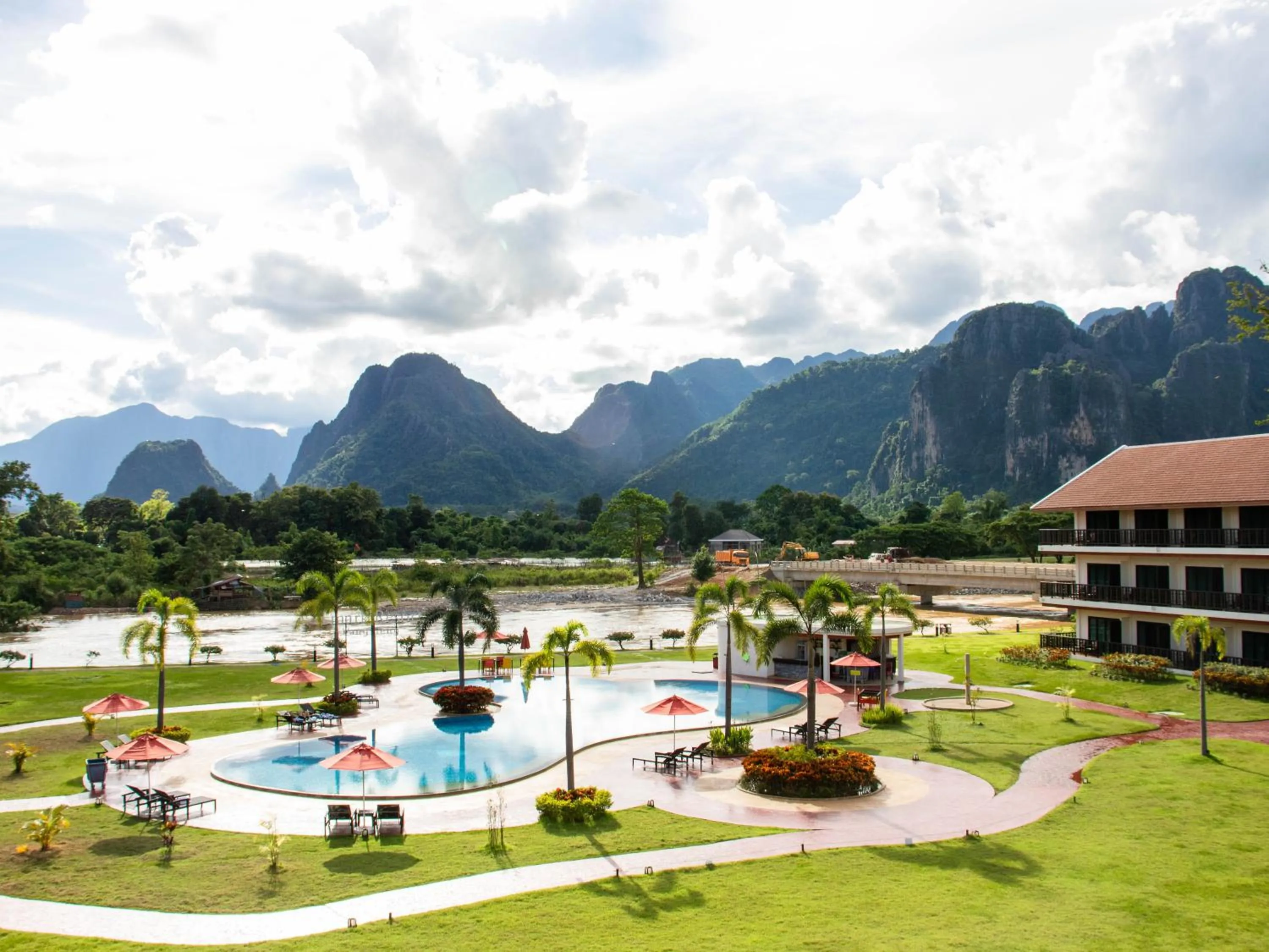 Day in Tmark Resort Vangvieng