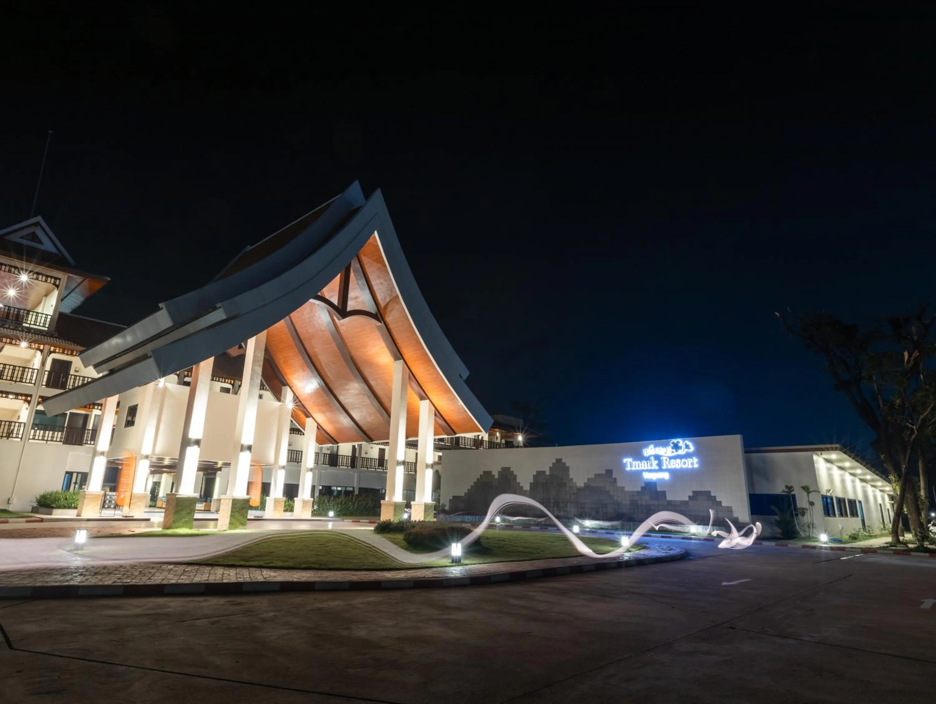 Property building in Tmark Resort Vangvieng