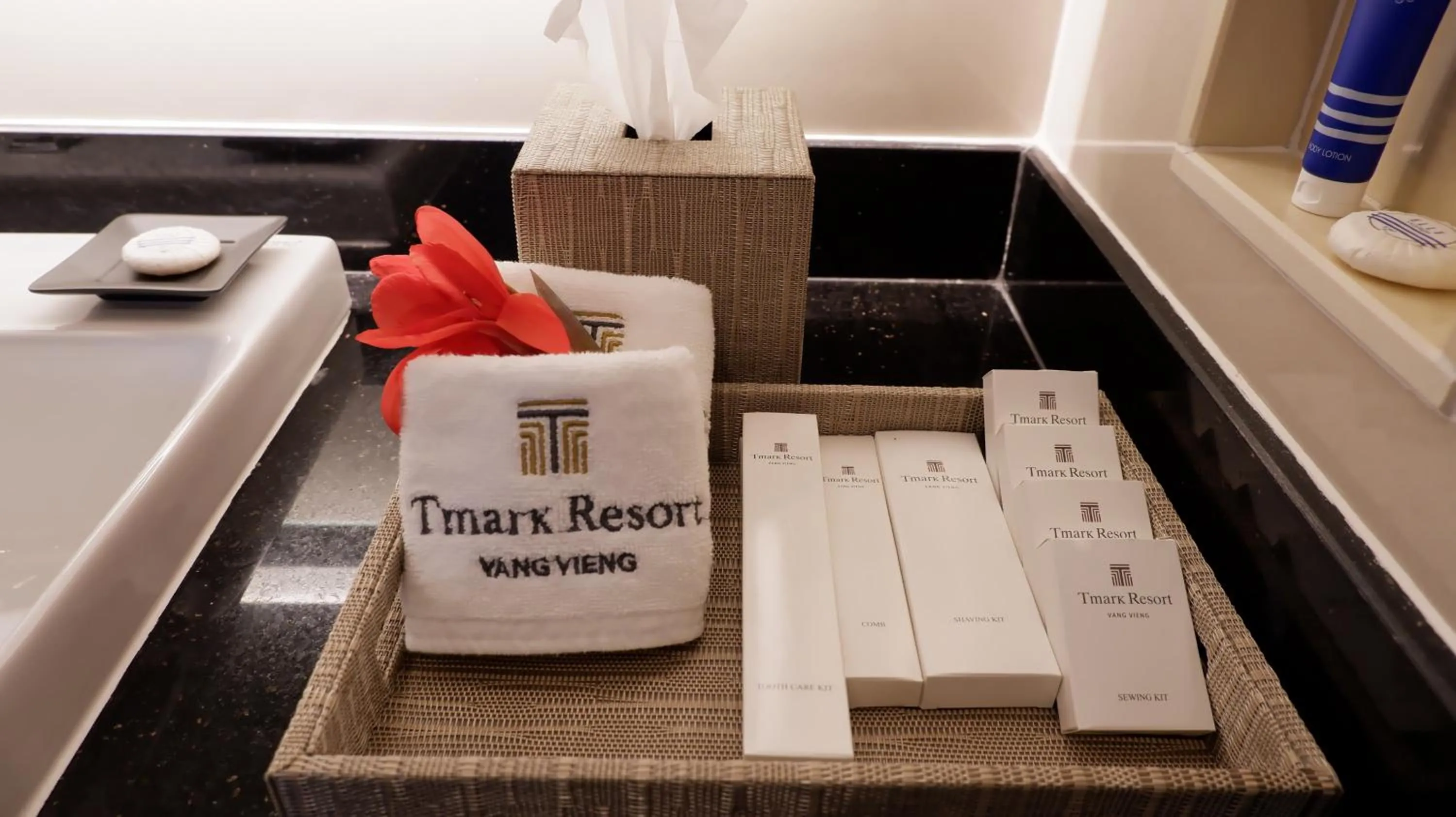 Bathroom in Tmark Resort Vangvieng