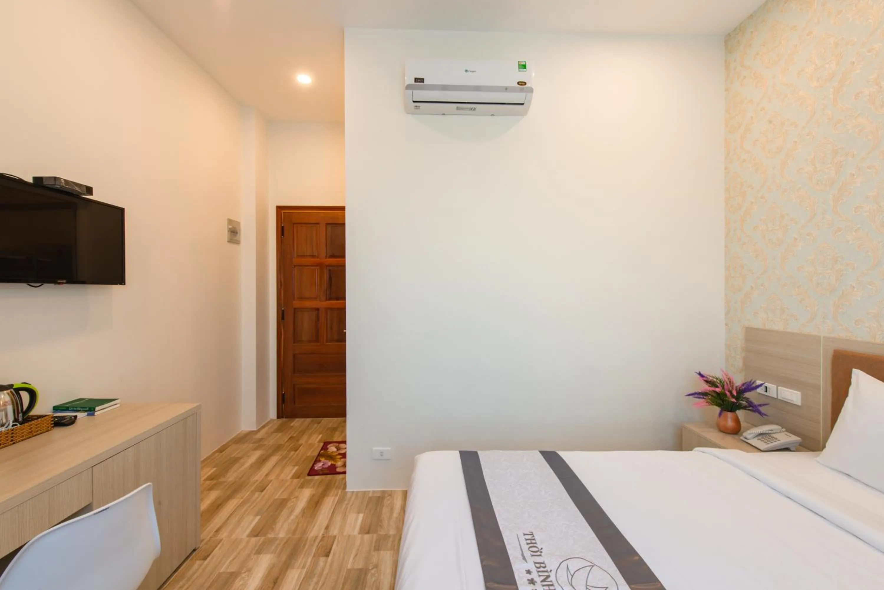 Bed in Thoi Binh Hotel