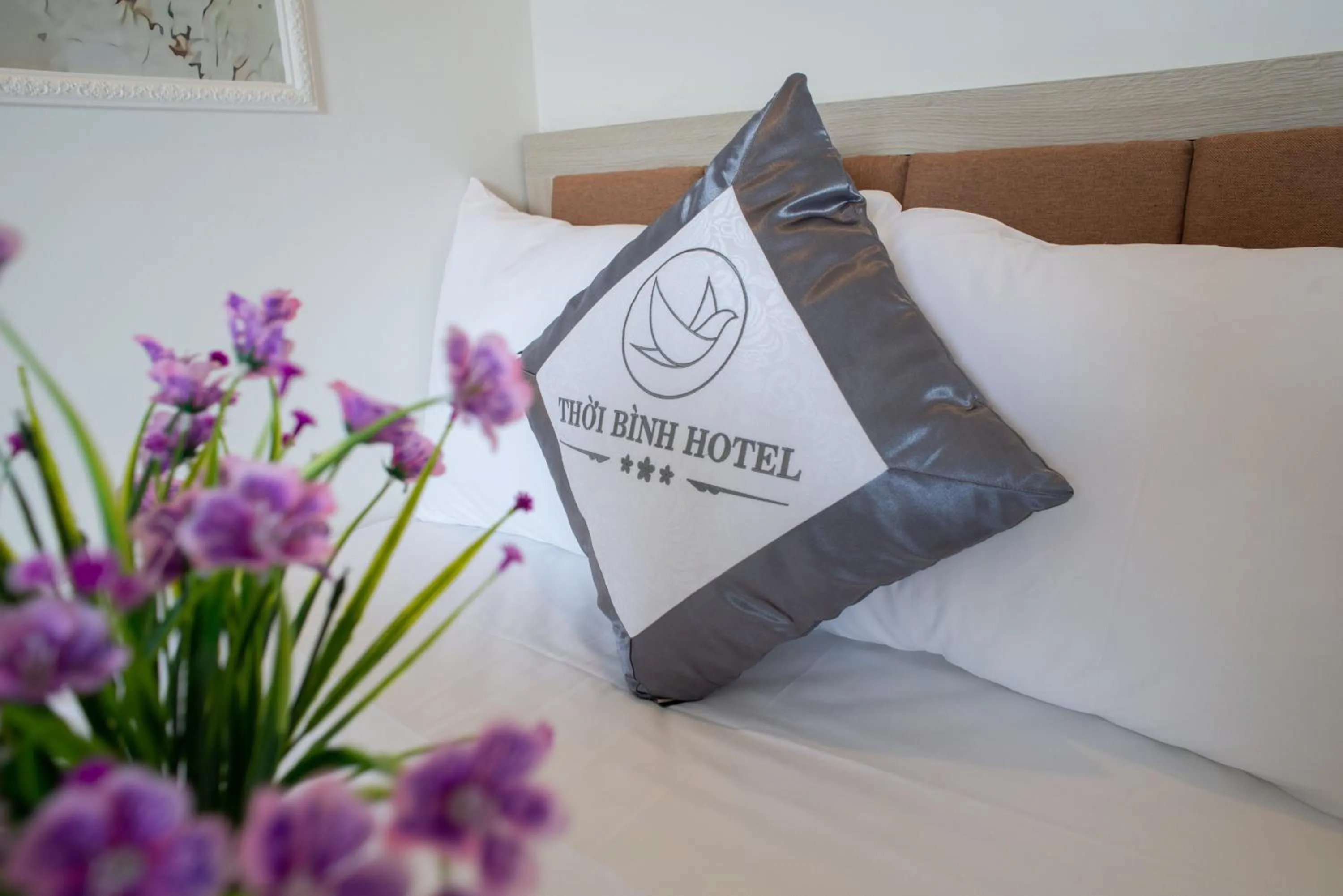 Bed in Thoi Binh Hotel