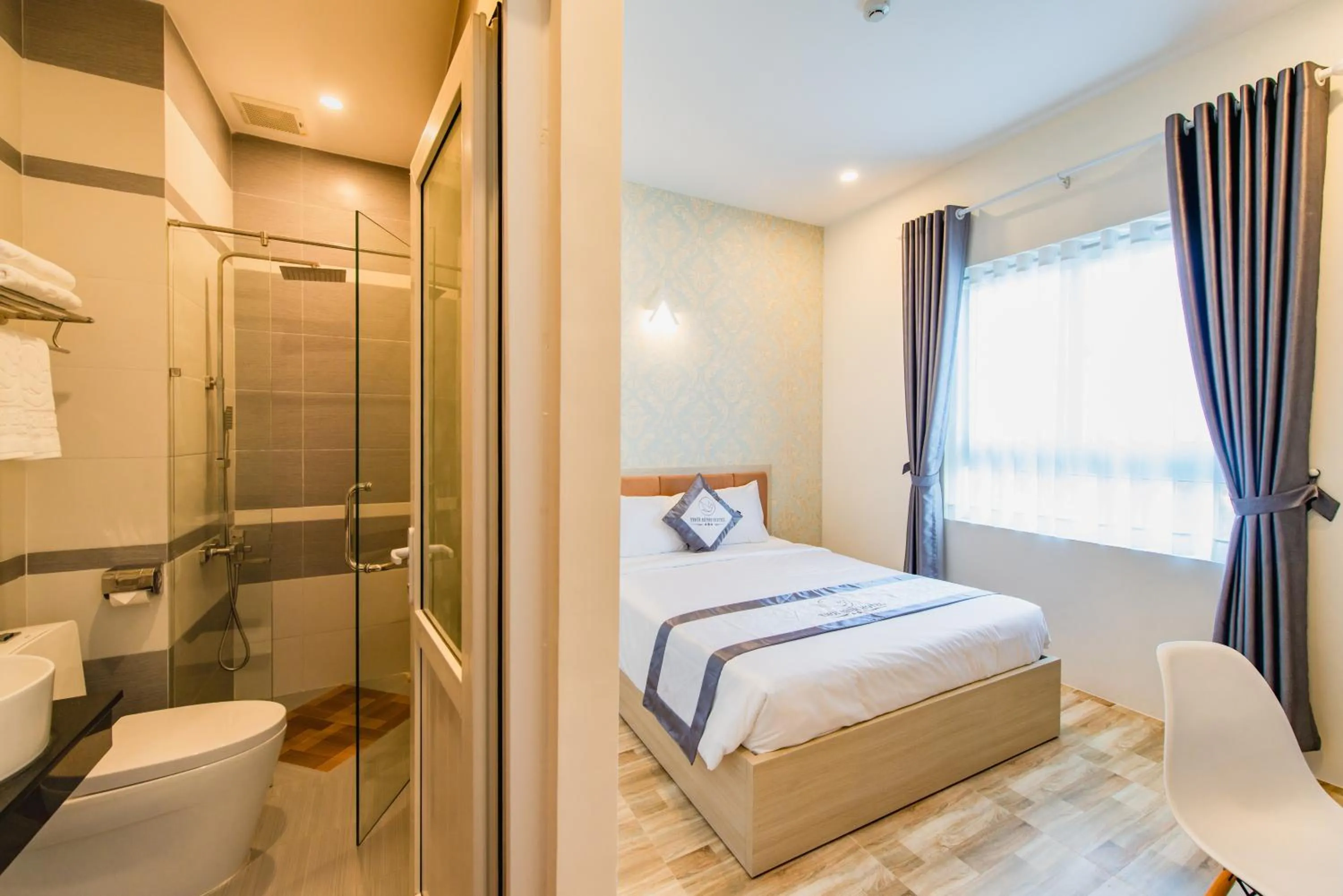 Bed in Thoi Binh Hotel