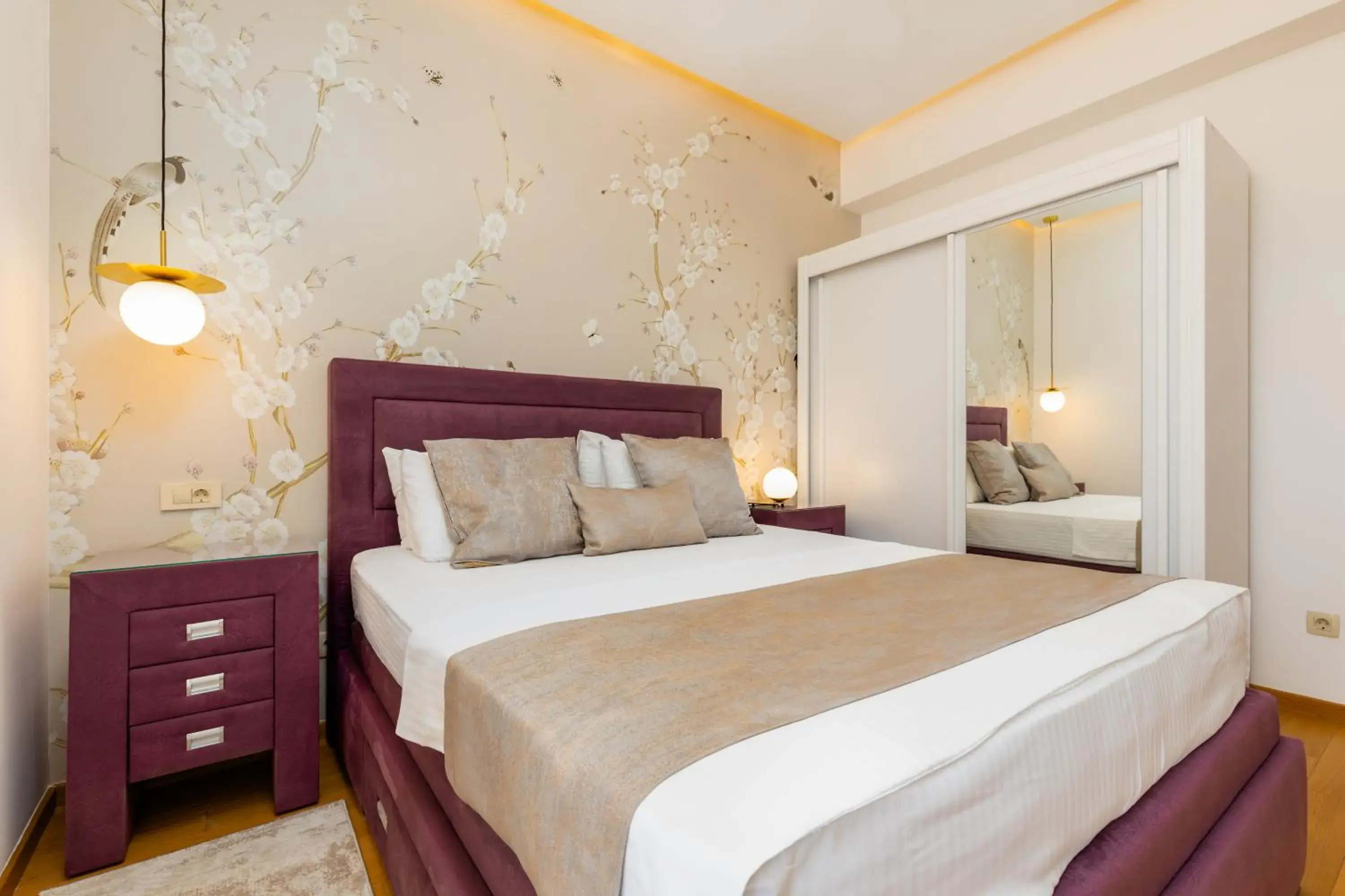 Bed in Apart hotel M S KATUNJANIN Bed in Apart hotel M S KATUNJANIN