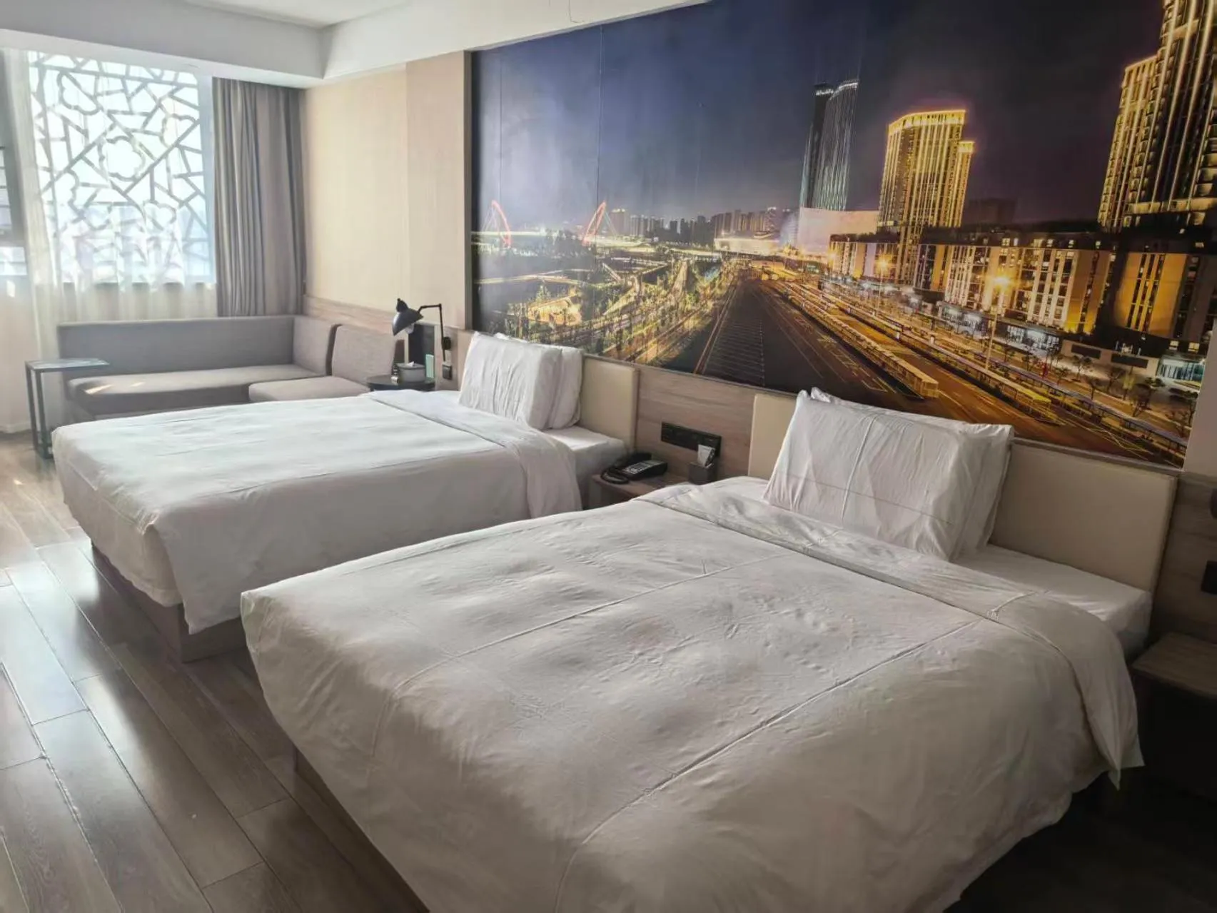 Bed in Atour Hotel Confucius Temple Nanjing