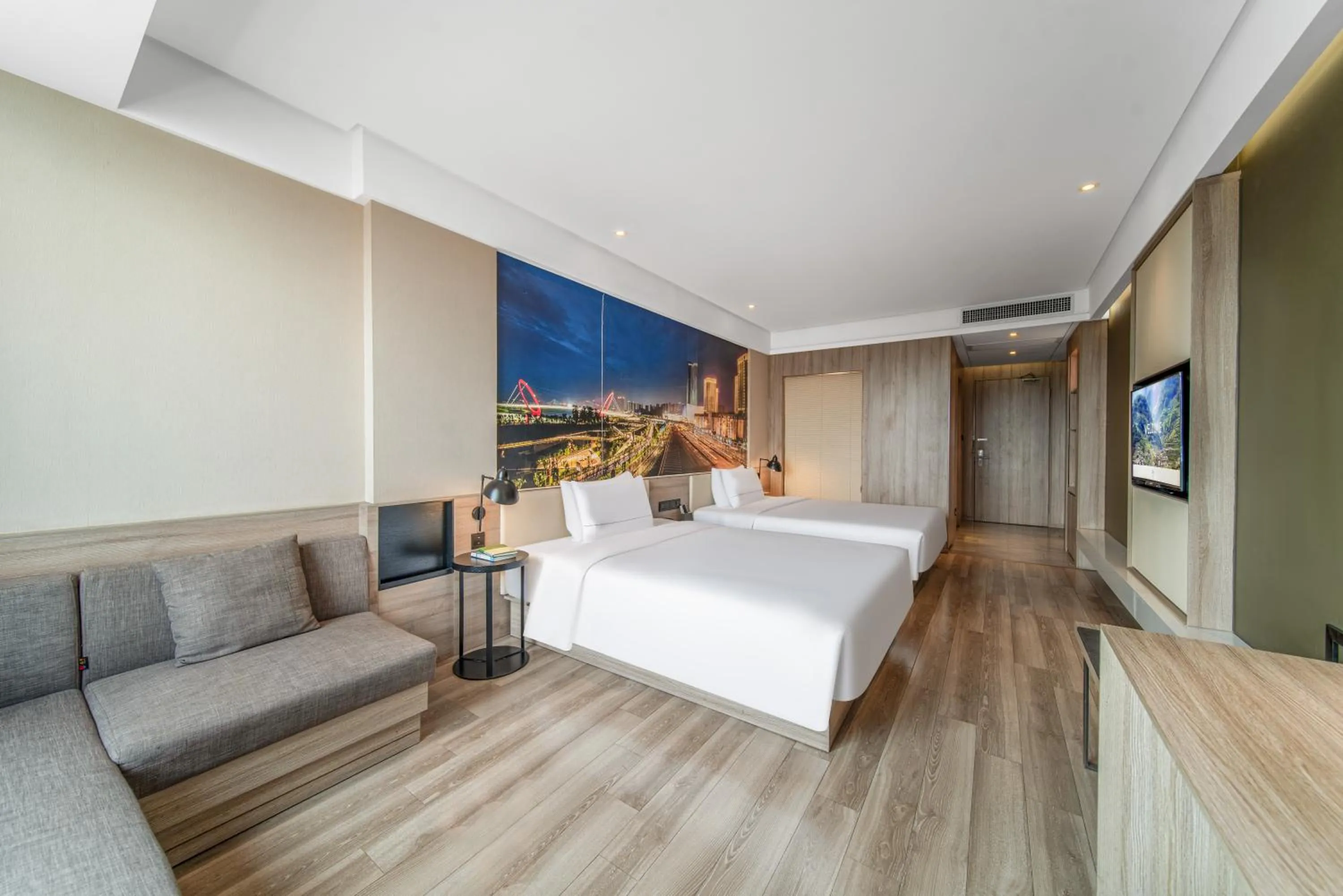 Bed in Atour Hotel Confucius Temple Nanjing